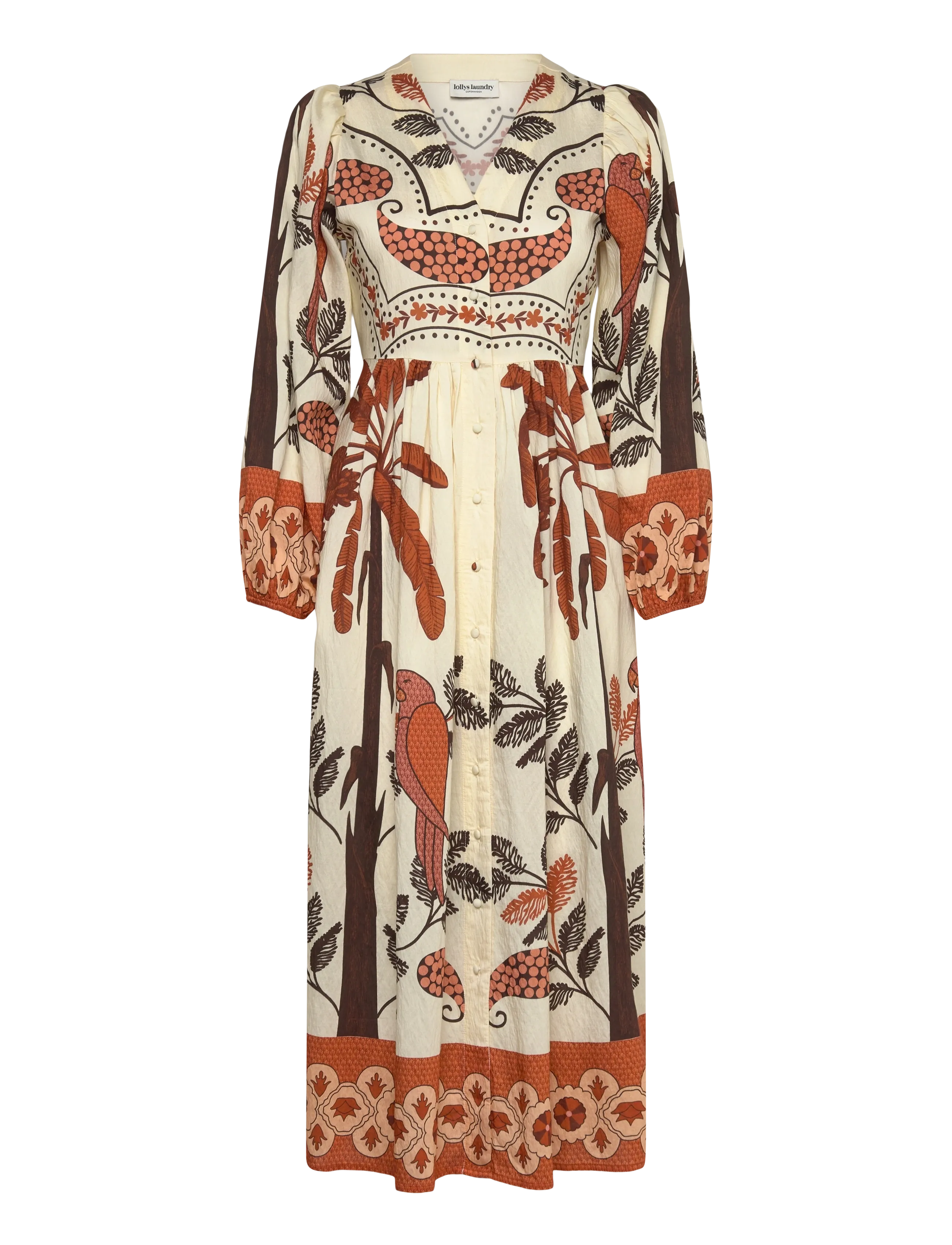 Lollys Laundry SaraiLL Dress 3/4 - Lollys Laundry - CREME / multi