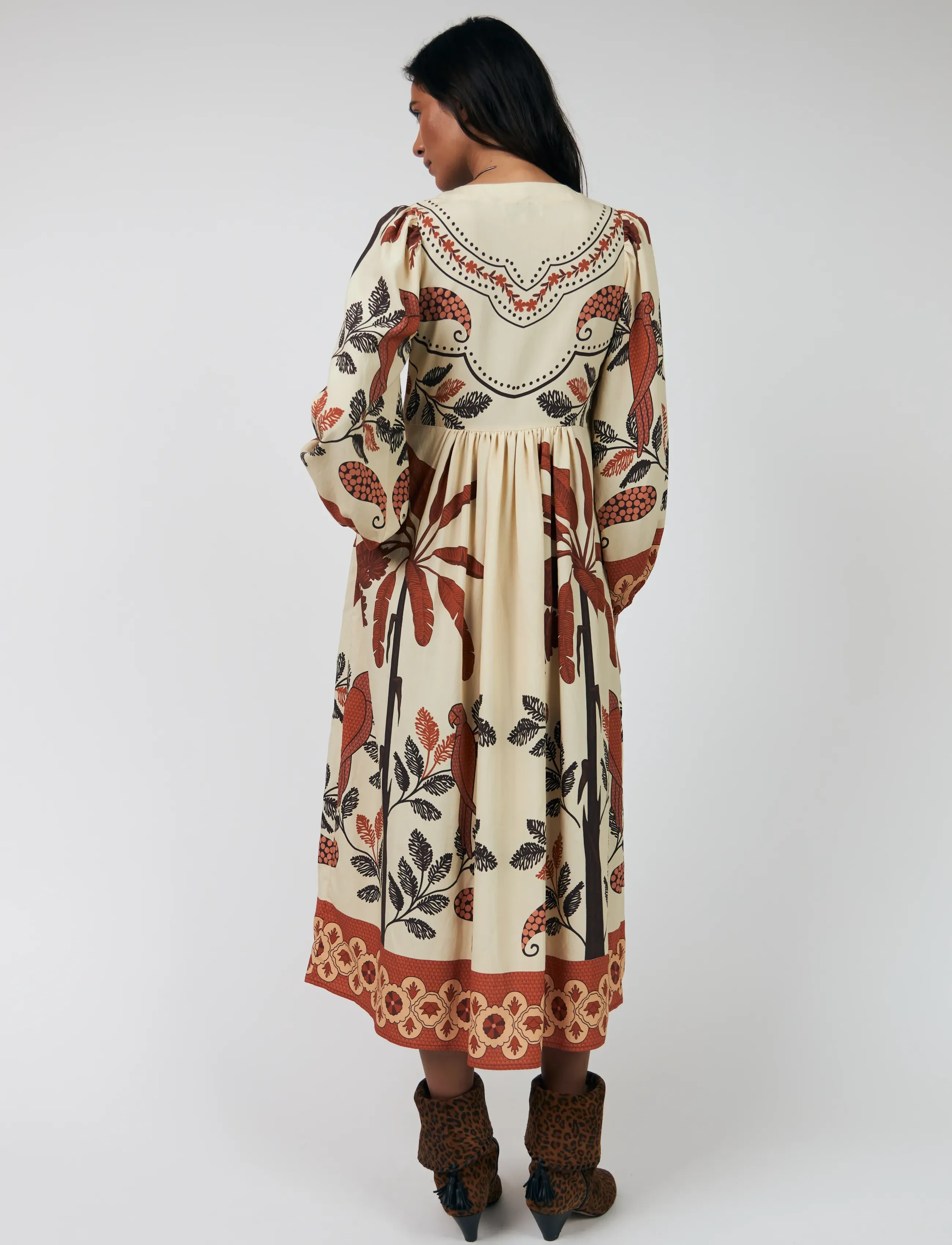 Lollys Laundry - SaraiLL Dress 3/4 - robes longues - creme - 3