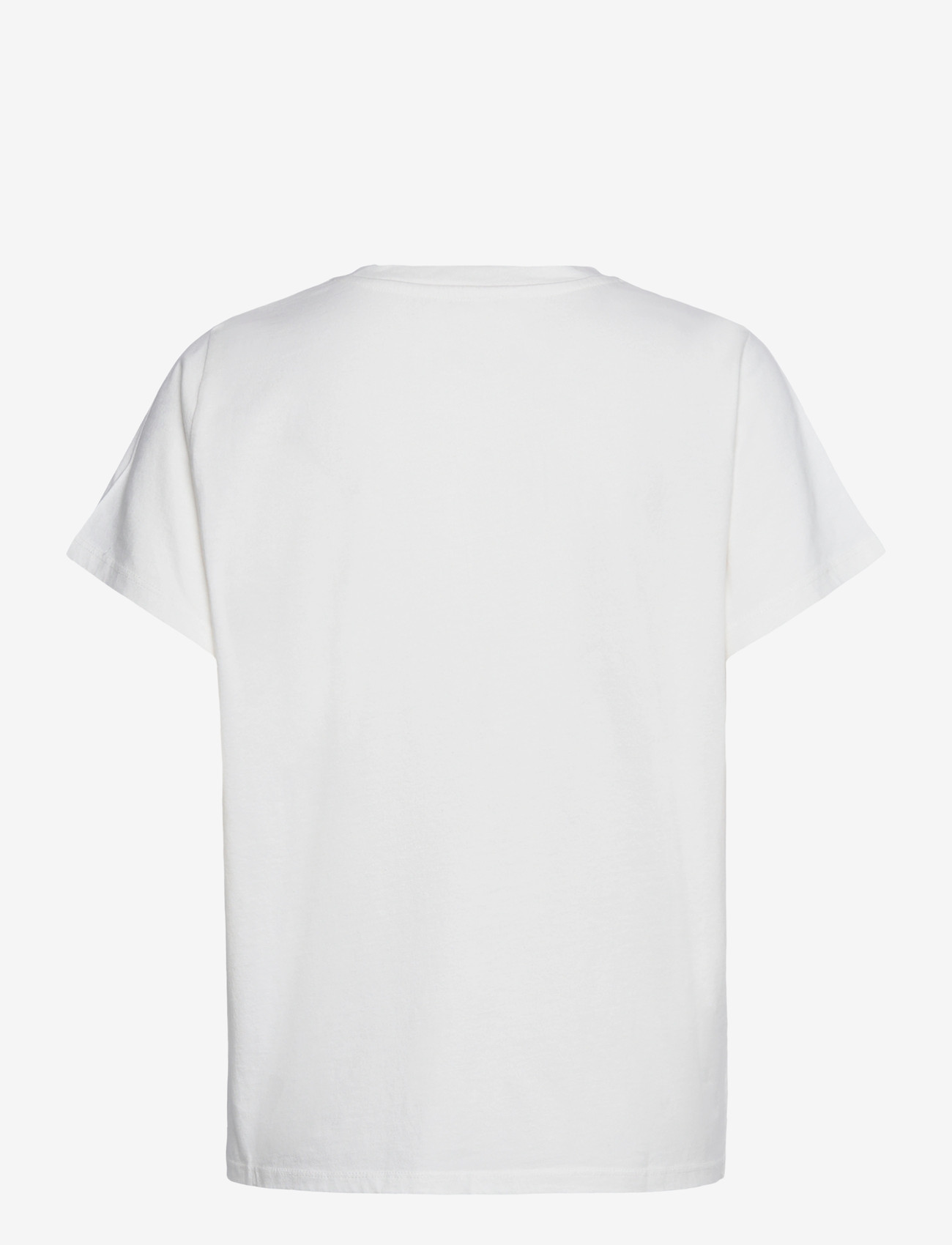 Lollys Laundry - RomaLL Peacock Tee SS - t-shirts - white - 2