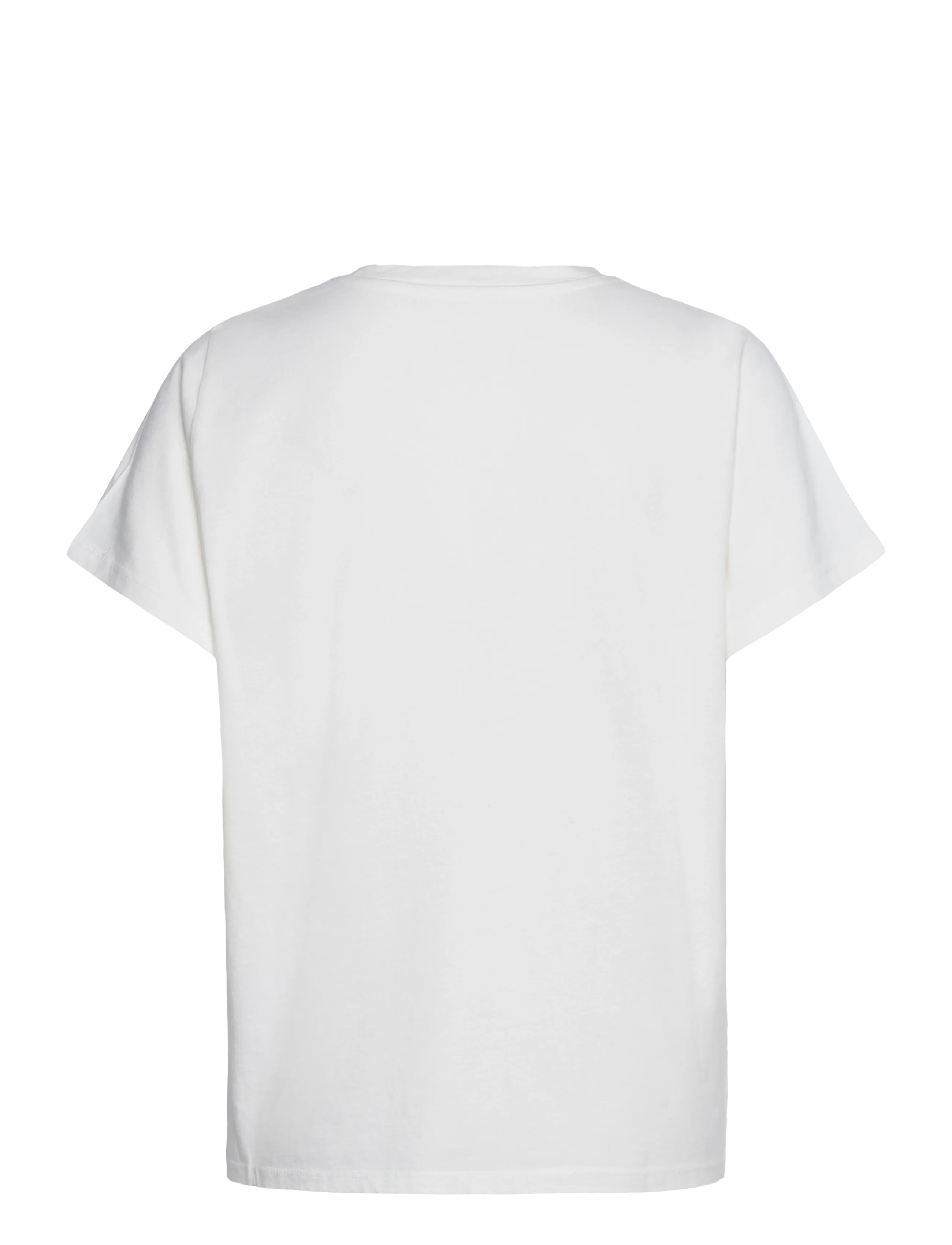 Lollys Laundry - RomaLL Peacock Tee SS - t-shirts - white - 2