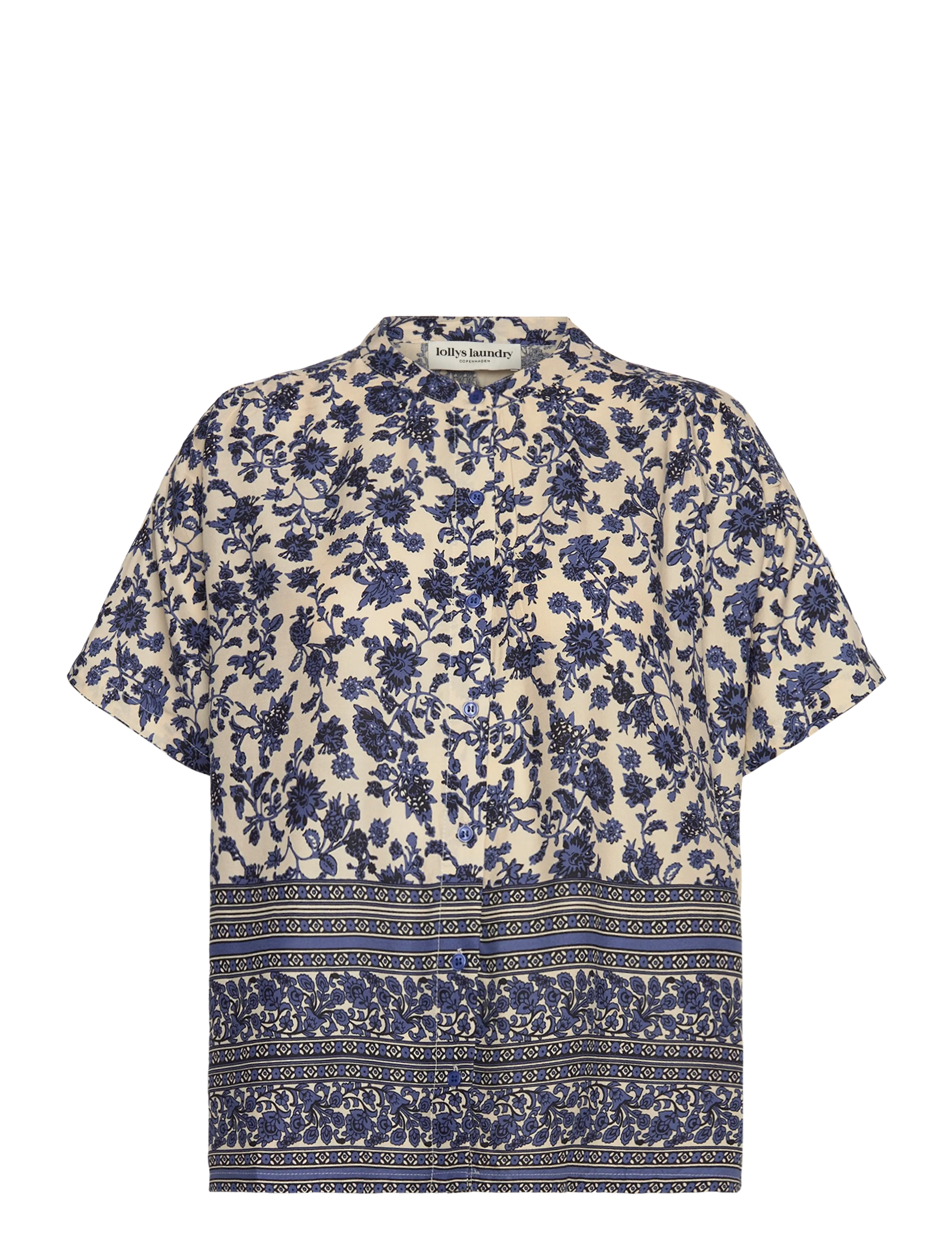 LOLLYS LAUNDRY Myall Shirt Ss Blau - XS - Damen