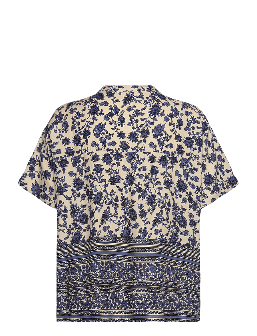 Lollys Laundry - MyaLL Shirt SS - kurzärmlige hemden - blue - 2