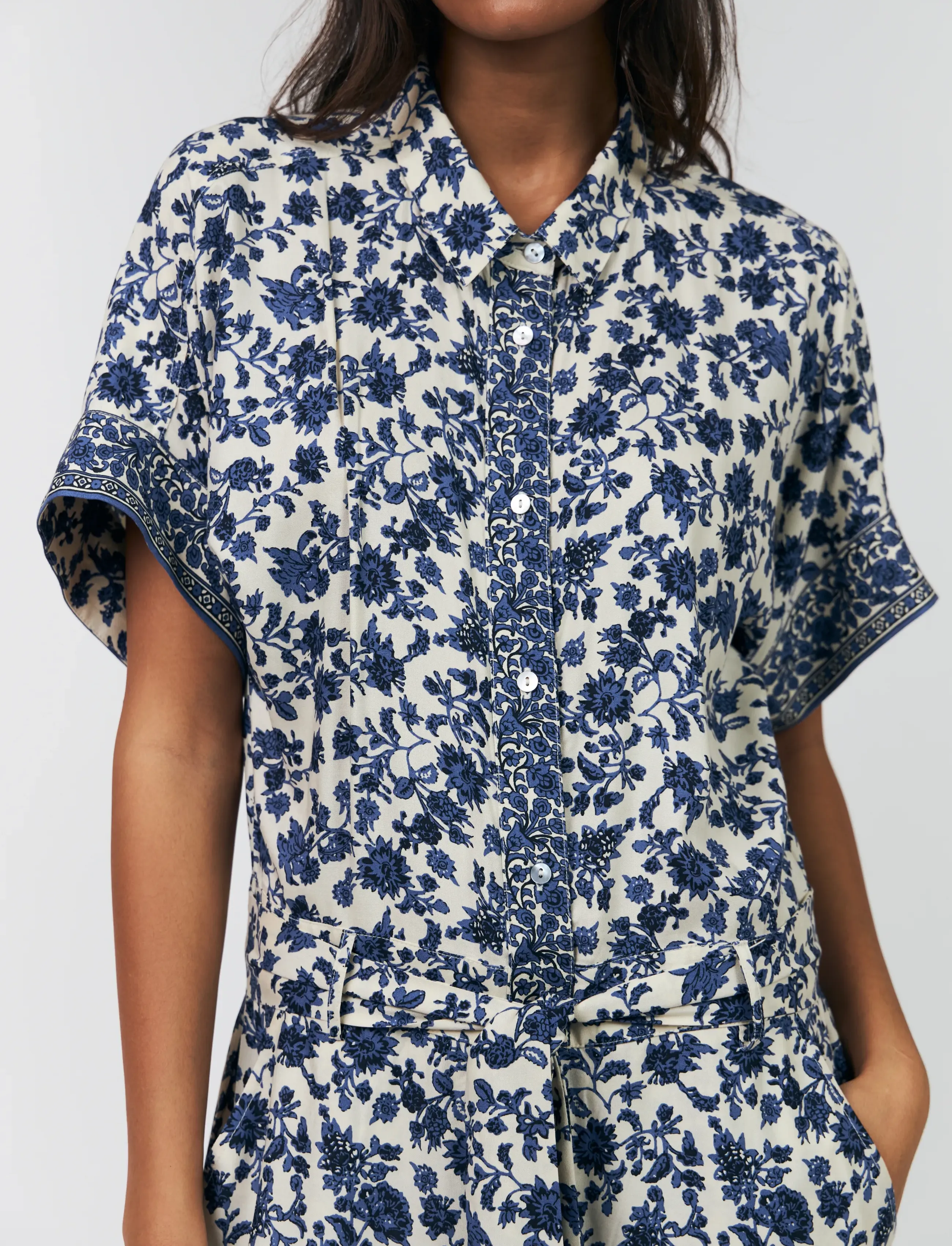 Lollys Laundry MyaLL Shirt SS - Hemden - BLUE / blue
