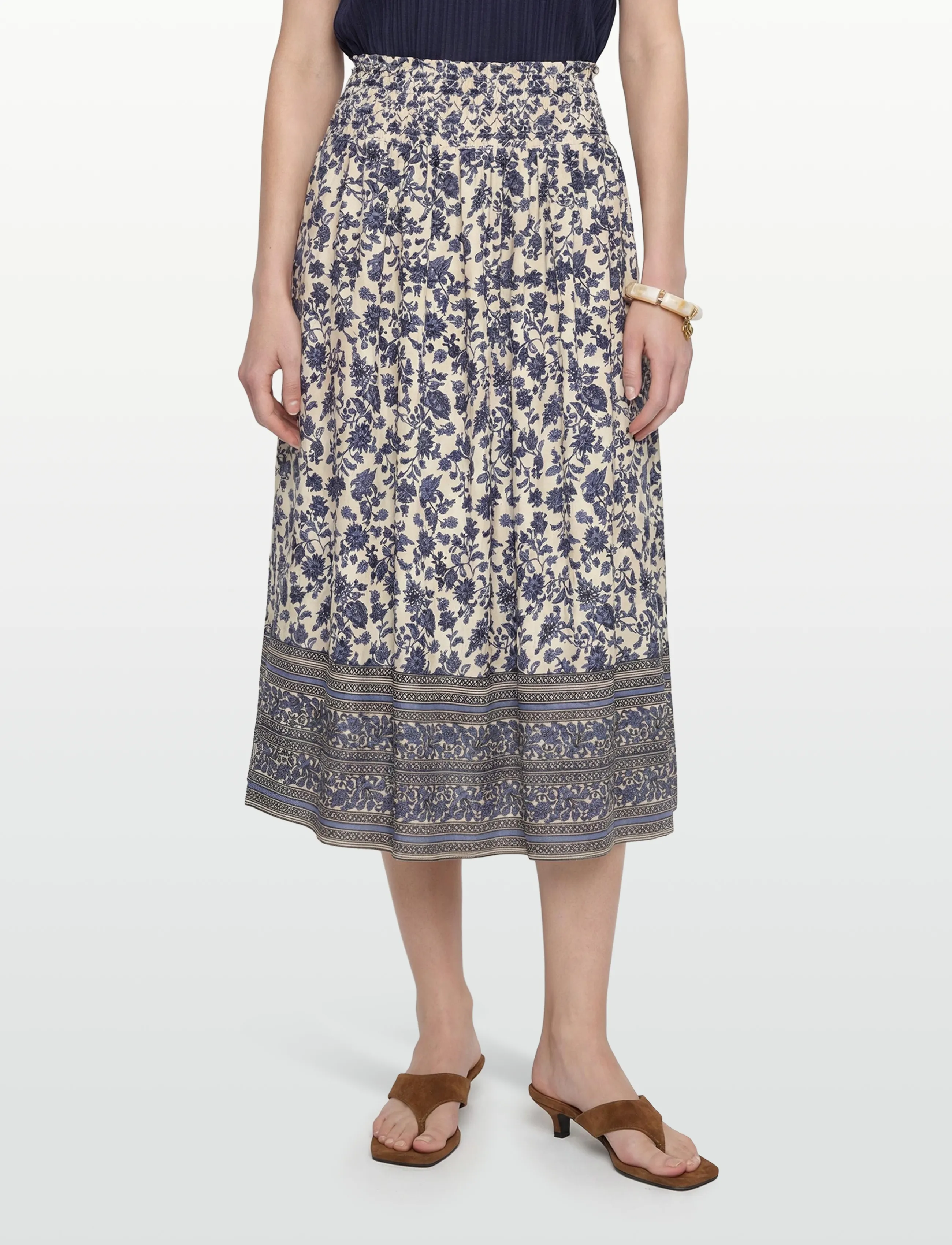 Lollys Laundry - MyraLL Maxi Skirt - lange rokken - blue - 3
