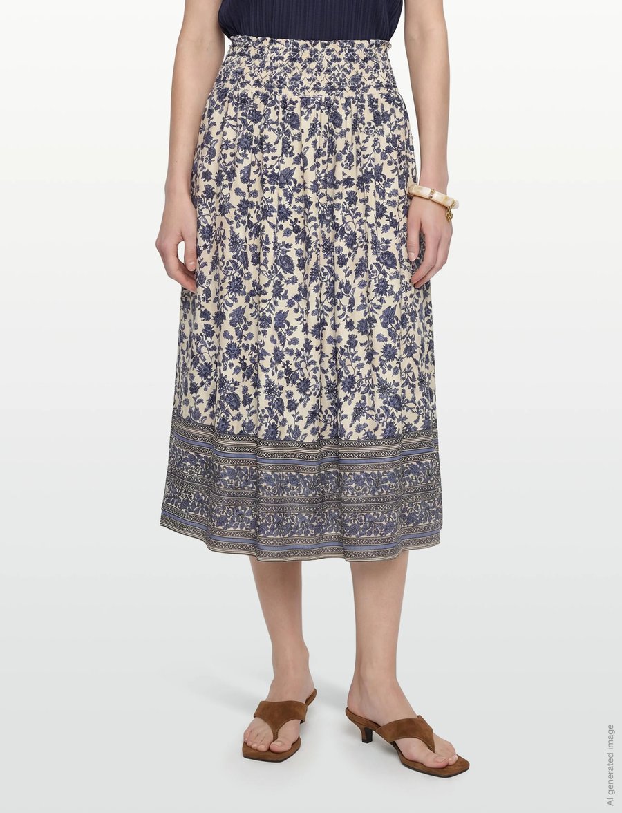 Lollys Laundry - MyraLL Maxi Skirt - lange rokken - blue - 3