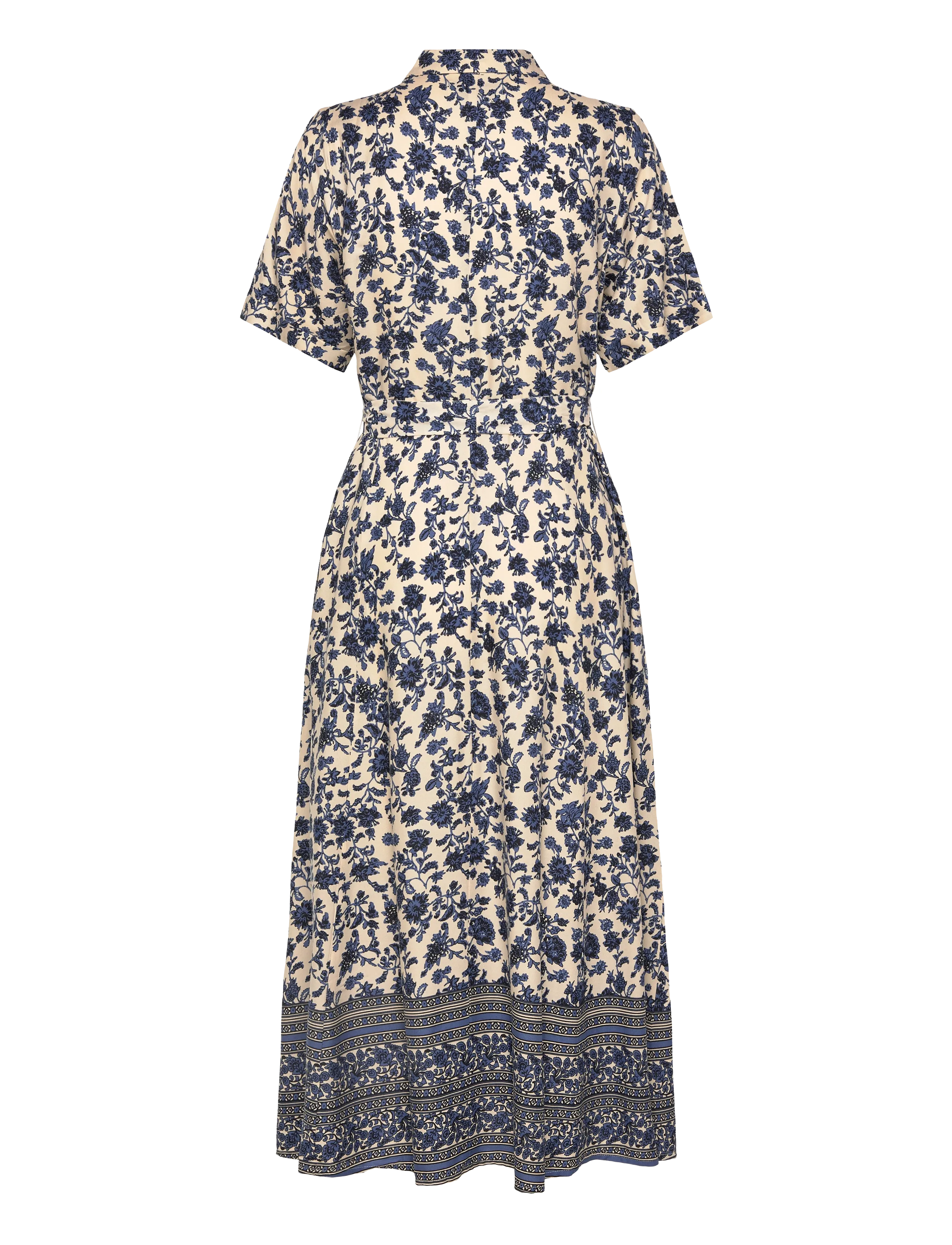 Lollys Laundry - BlakeLL Midi Dress SS - hemdkleider - blue - 2