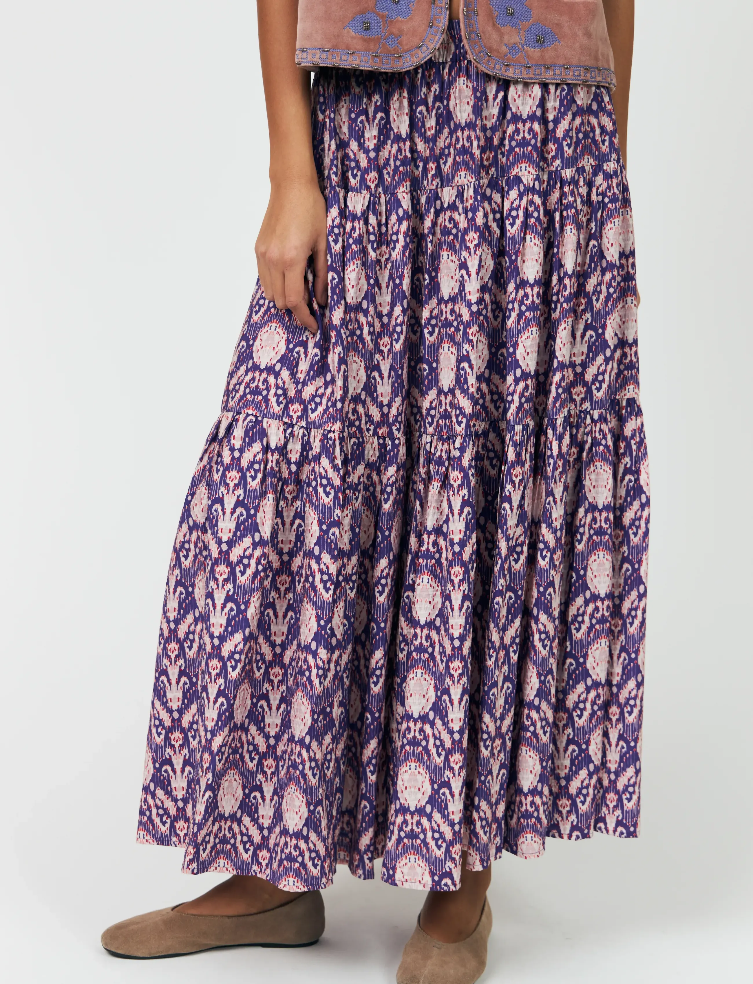 Lollys Laundry - SunsetLL Maxi Skirt - maxi nederdele - graphic print - 4
