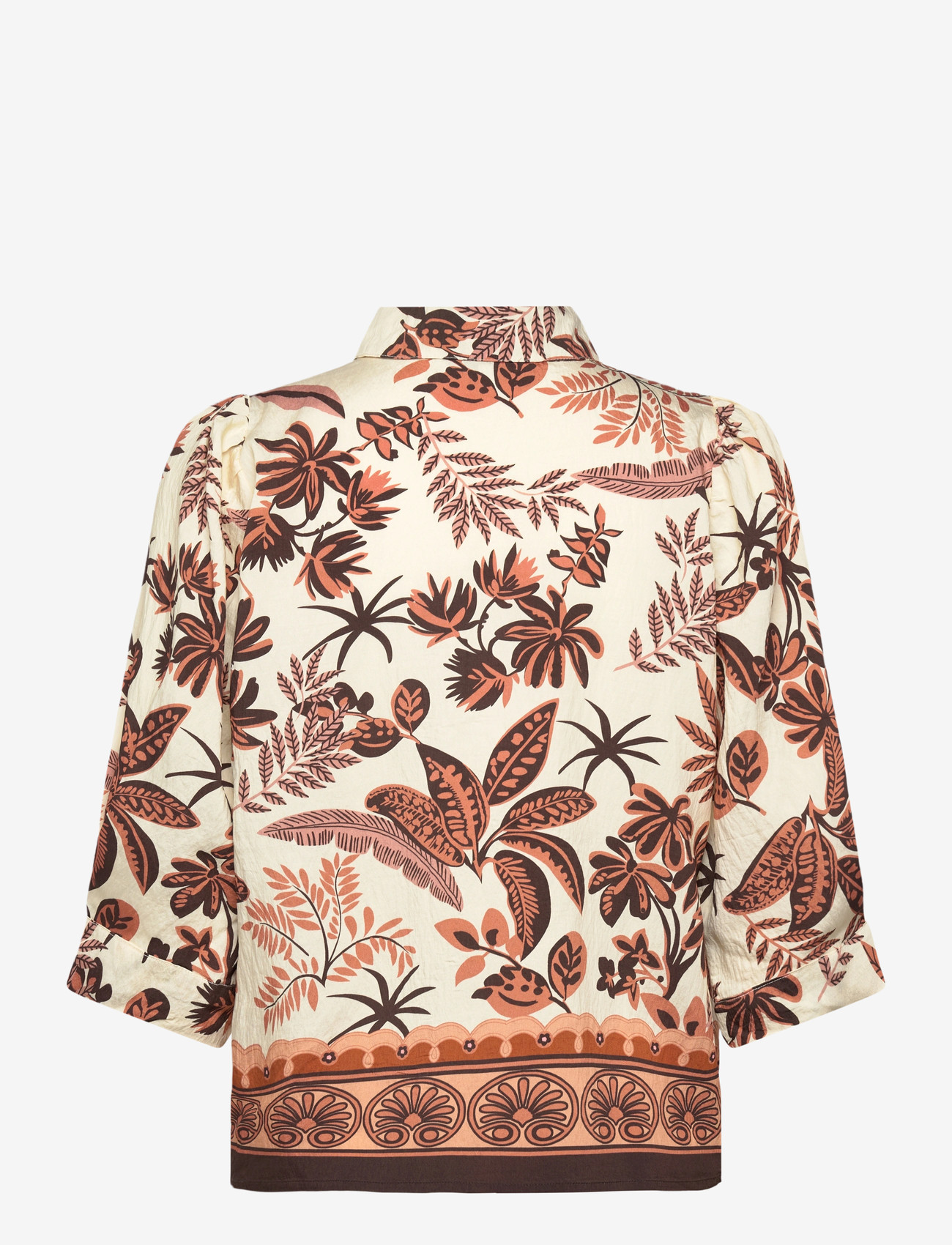 Lollys Laundry - BonoLL Shirt SS - kurzärmlige hemden - creme - 1