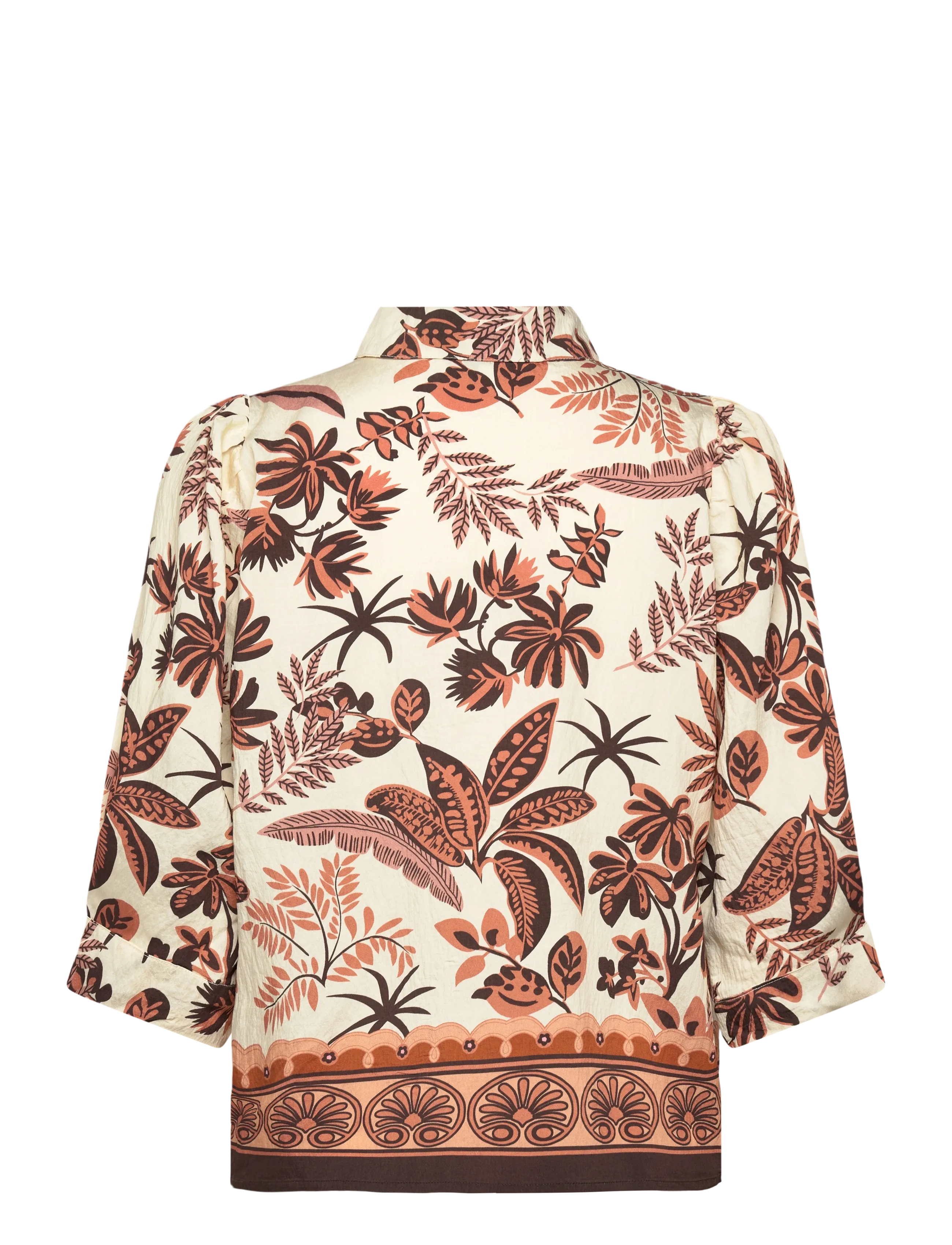 Lollys Laundry - BonoLL Shirt SS - kurzärmlige hemden - creme - 2
