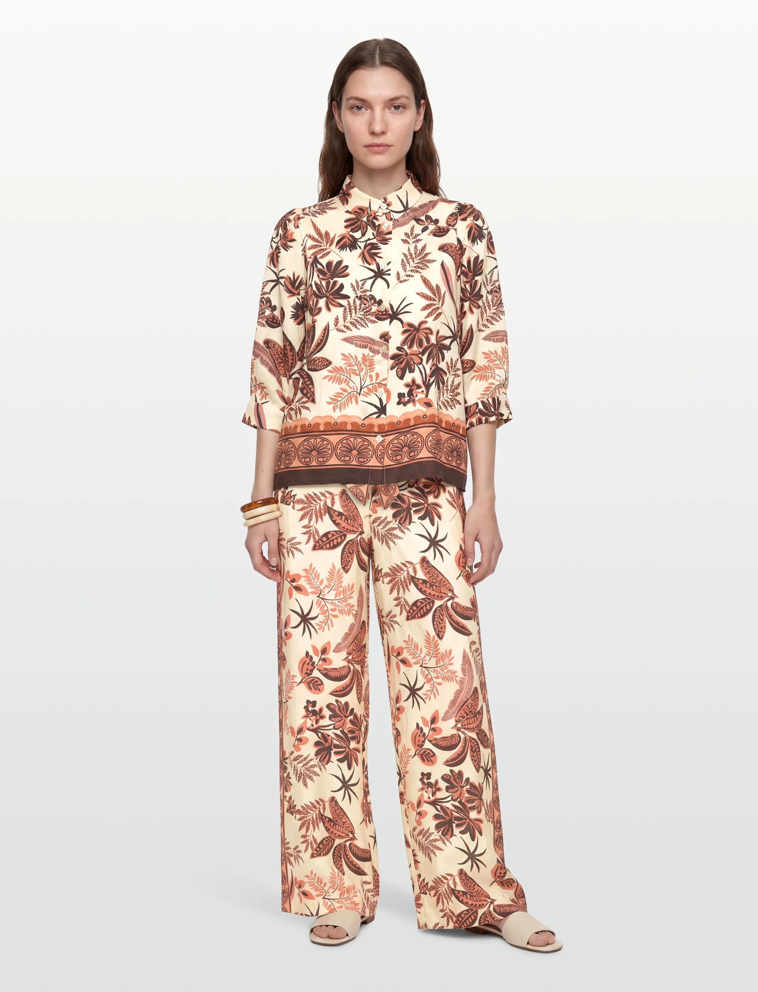 Lollys Laundry Bonoll Shirt Ss, M, Cream, Skjorter > Kortærmede, Dame