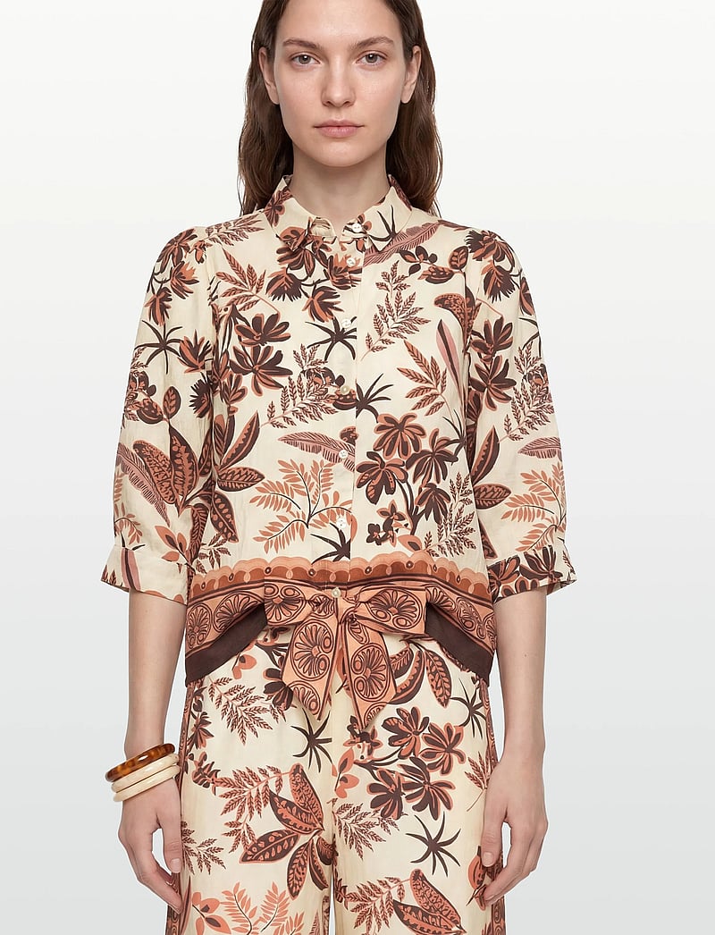 Lollys Laundry - BonoLL Shirt SS - kortærmede skjorter - creme - 3