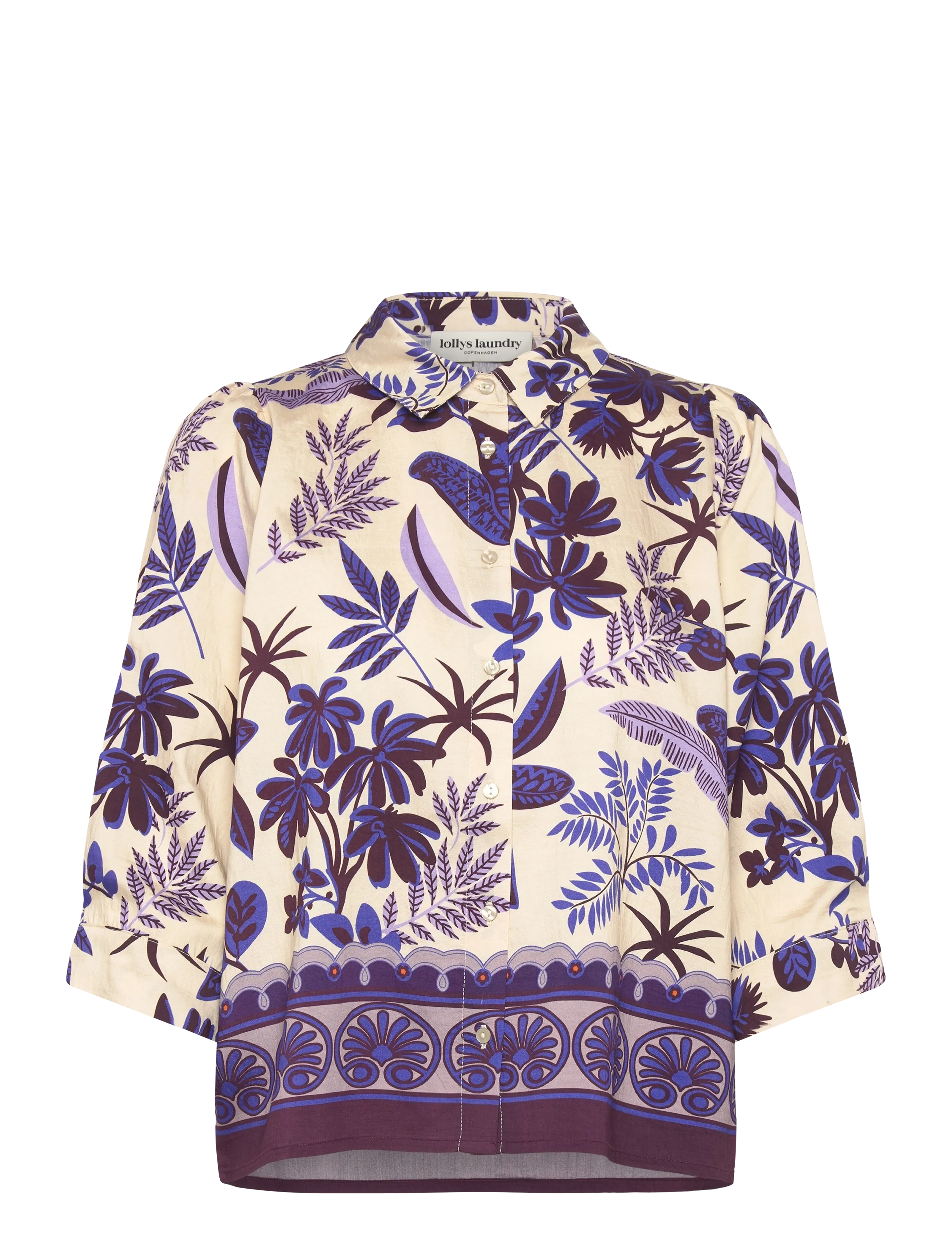 LOLLYS LAUNDRY Bonoll Shirt Ss Lila - L - Damen