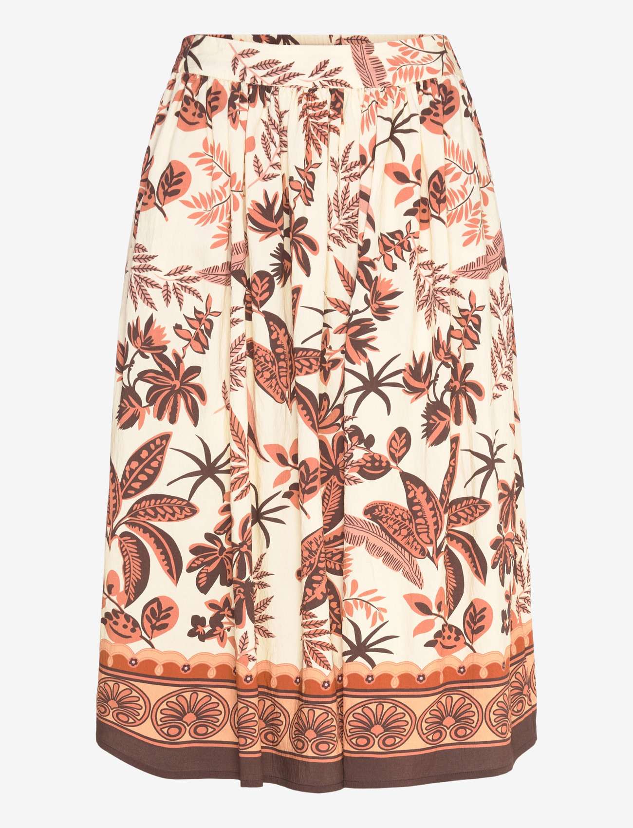 Lollys Laundry - EllaLL Midi Skirt - midi-röcke - creme - 0