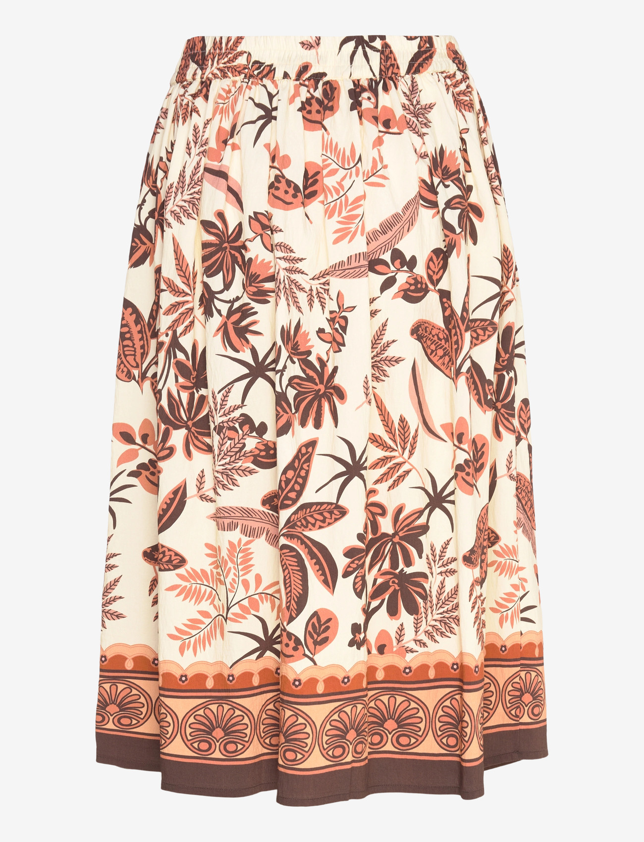 Lollys Laundry - EllaLL Midi Skirt - midi-röcke - creme - 1