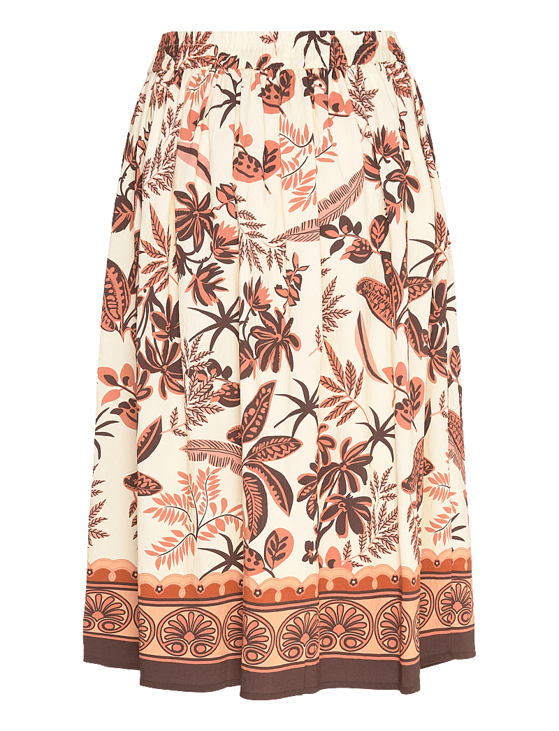 Lollys Laundry - EllaLL Midi Skirt - midi-röcke - creme - 1