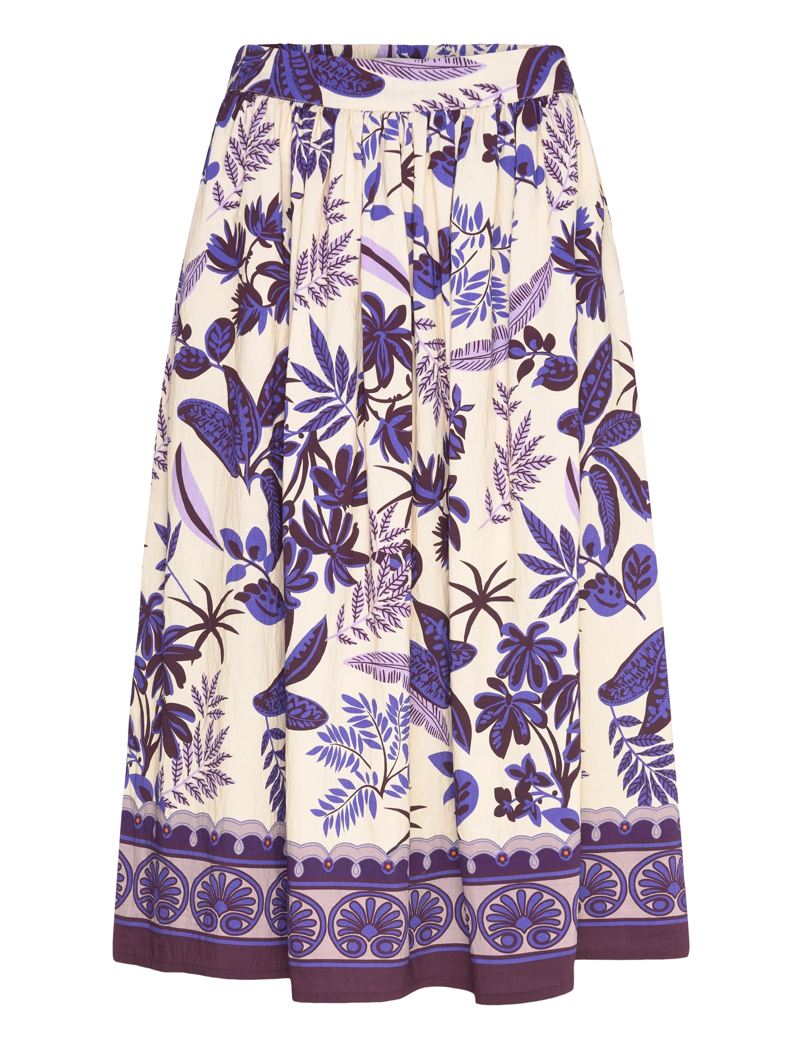 Lollys Laundry EllaLL Midi Skirt - Neuheiten - FLOWER PRINT / cream