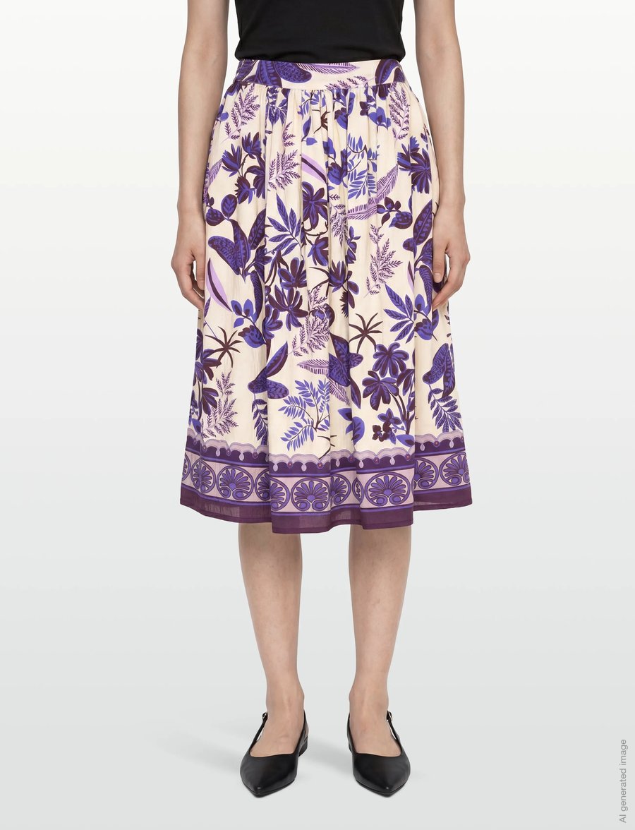 Lollys Laundry - EllaLL Midi Skirt - midi svārki - flower print - 3