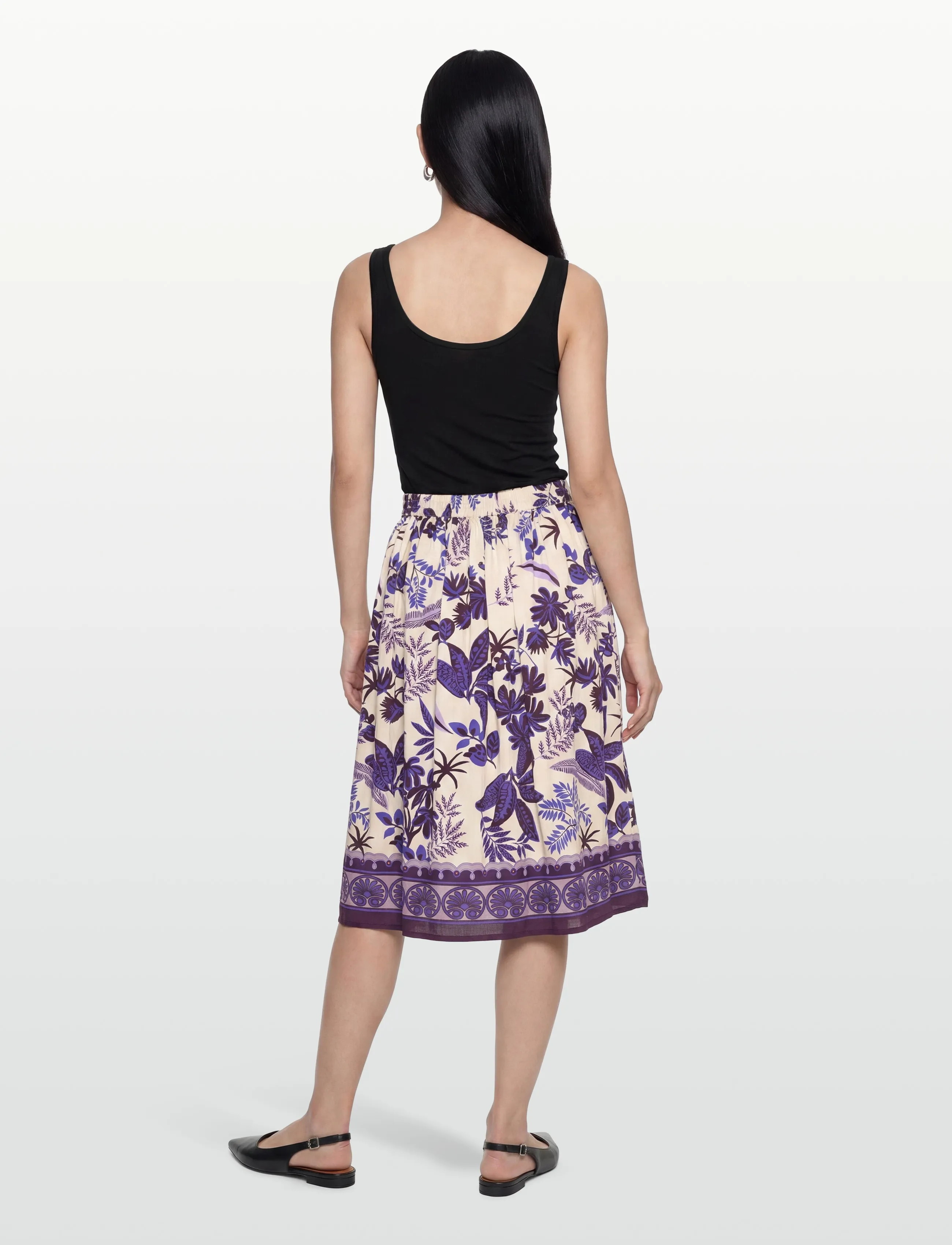 Lollys Laundry - EllaLL Midi Skirt - midi svārki - flower print - 4