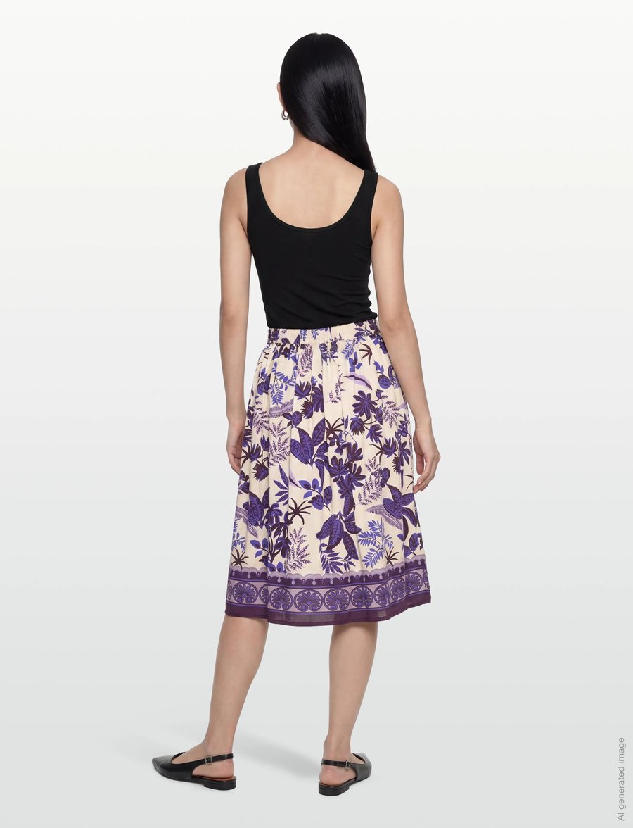Lollys Laundry - EllaLL Midi Skirt - midi svārki - flower print - 4
