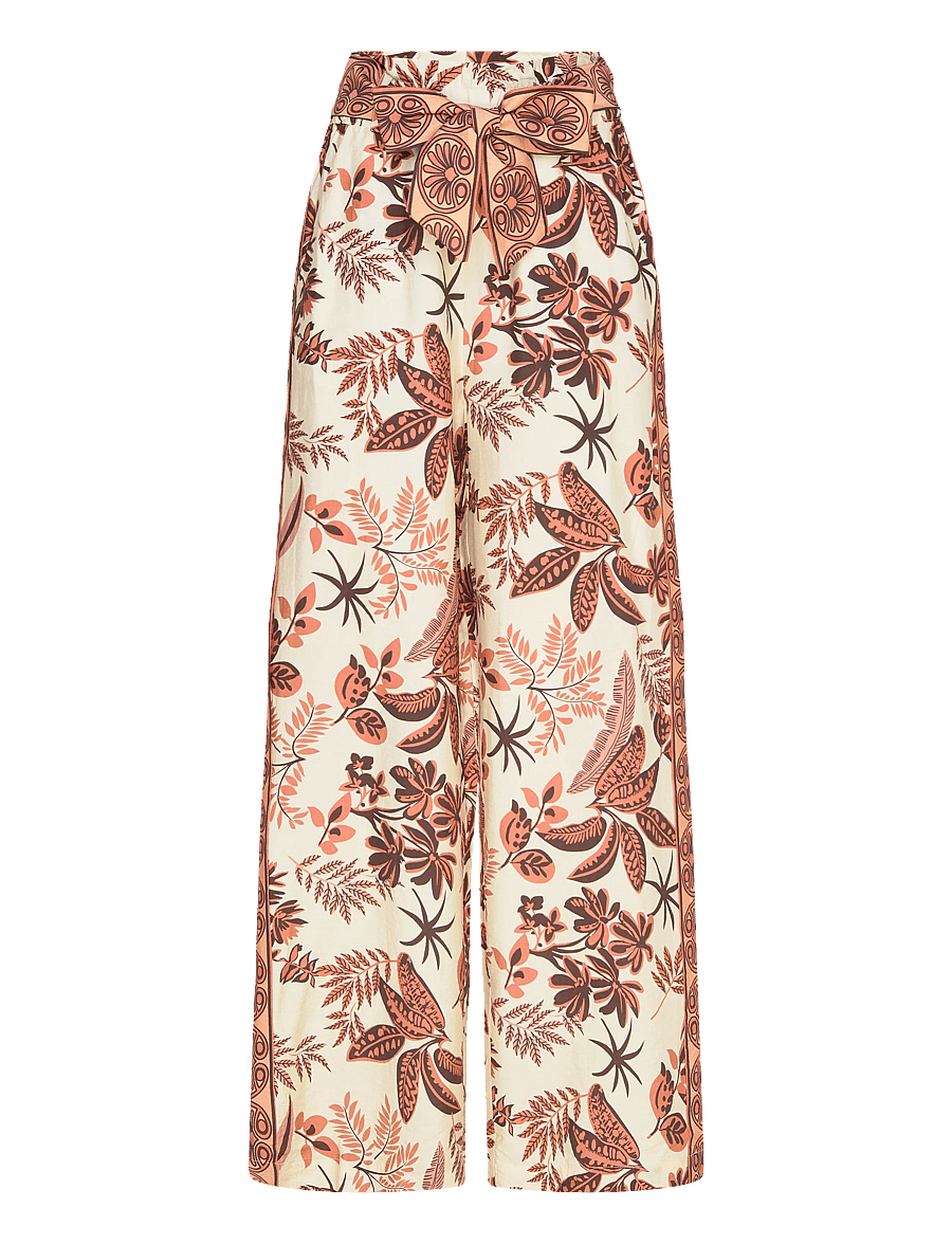 Lollys Laundry - VickyLL Pants - bukser med brede ben - creme - 1