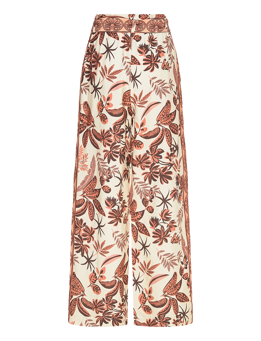 Lollys Laundry - VickyLL Pants - bukser med brede ben - creme - 2