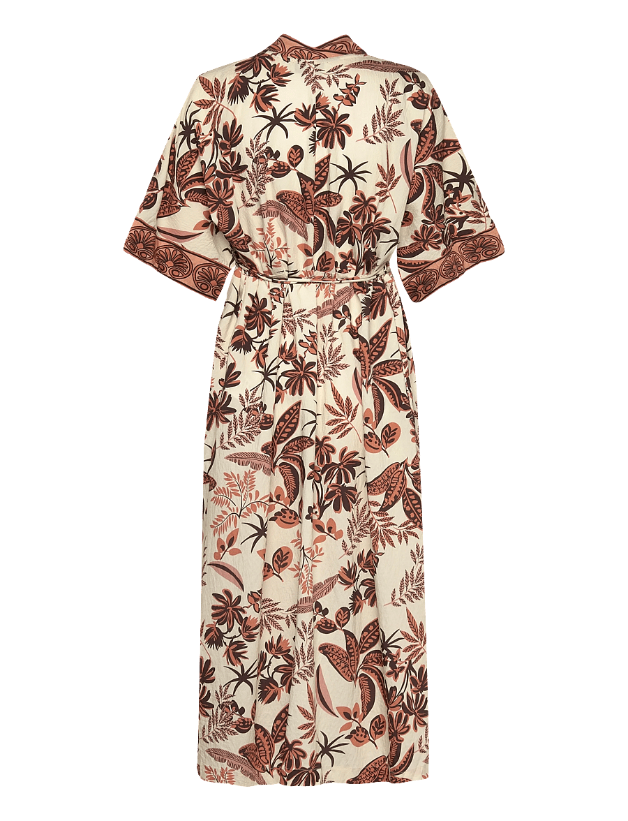Lollys Laundry - JemimaLL Maxi Dress 3/4 - suvekleidid - creme - 2