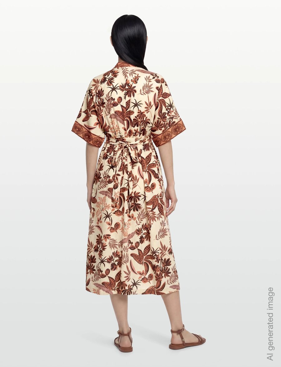 Lollys Laundry - JemimaLL Maxi Dress 3/4 - suvekleidid - creme - 4