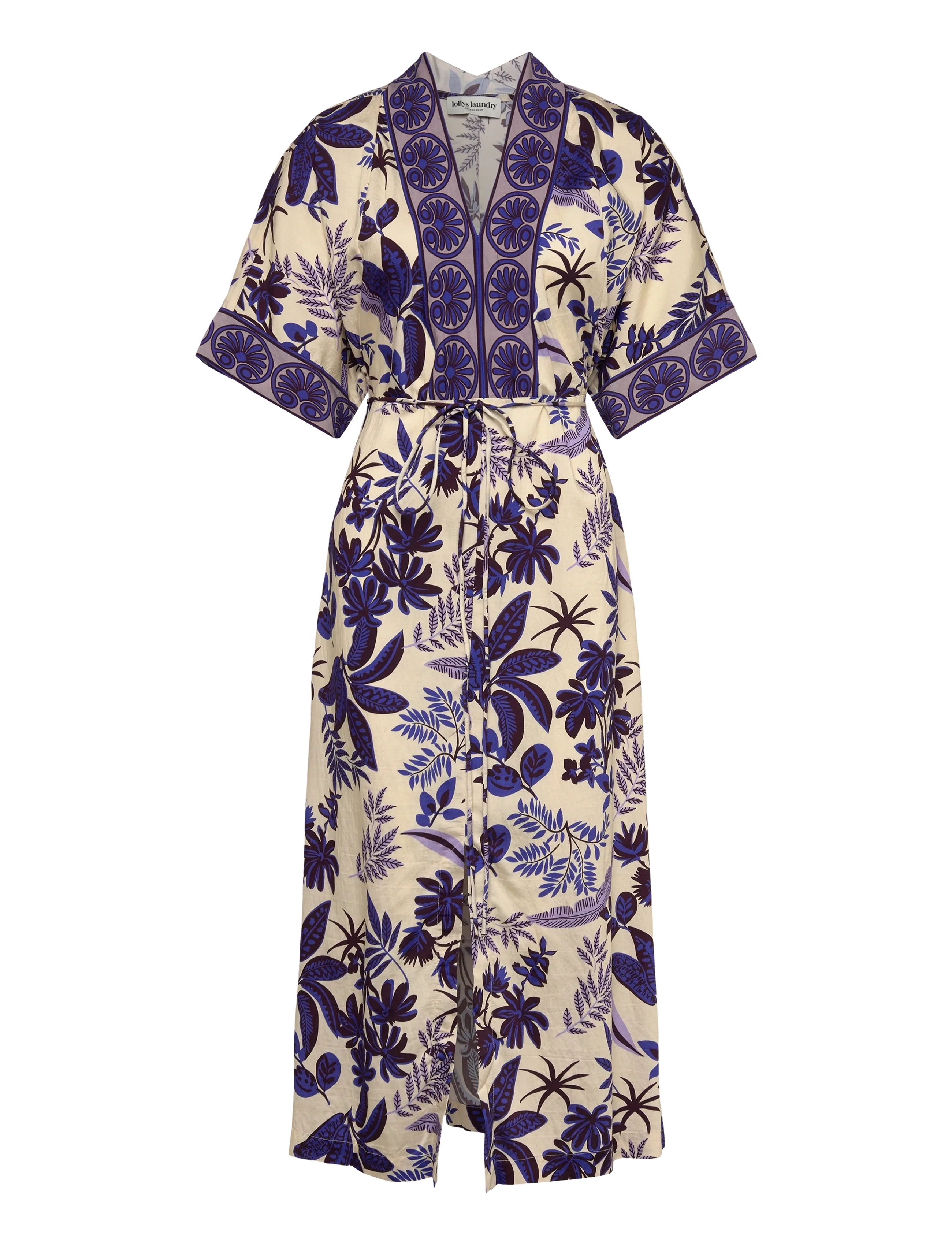 JemimaLL Maxi Dress 3/4 - FLOWER PRINT