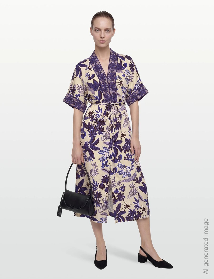 Lollys Laundry - JemimaLL Maxi Dress 3/4 - sukienki letnie - flower print - 0