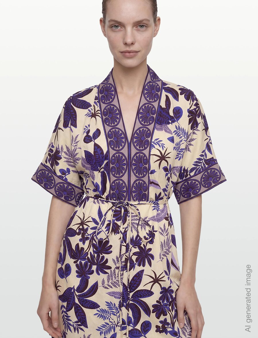 Lollys Laundry - JemimaLL Maxi Dress 3/4 - sukienki letnie - flower print - 3