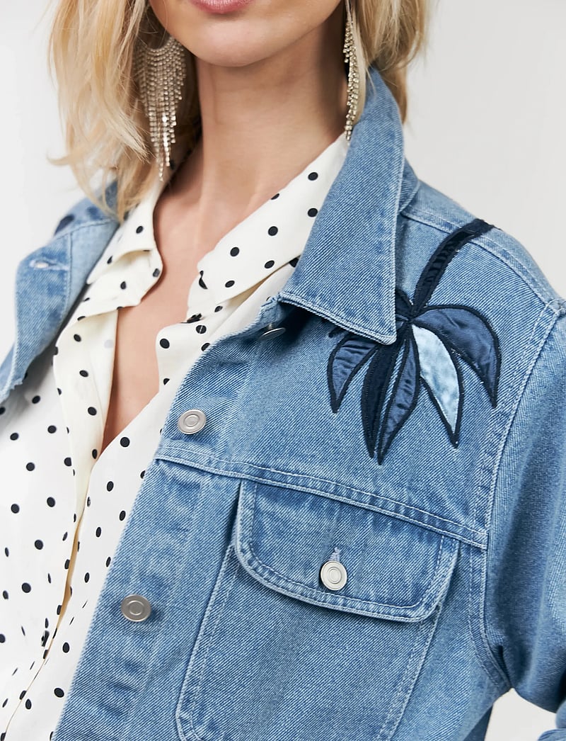 Lollys Laundry - BirdLL Denim Jacket - kevadjoped - washed denim - 4