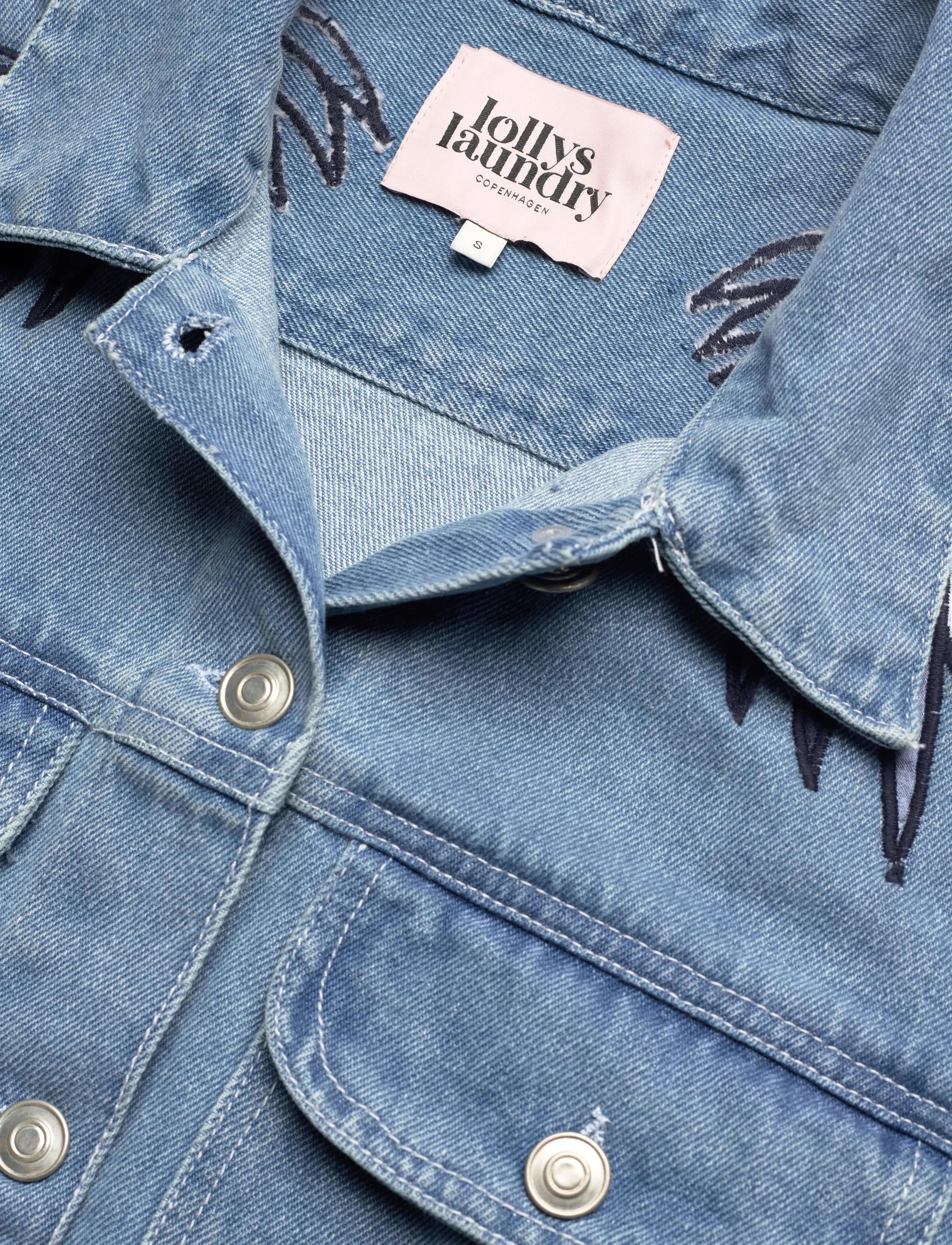 Lollys Laundry - BirdLL Denim Jacket - kevadjoped - washed denim - 5