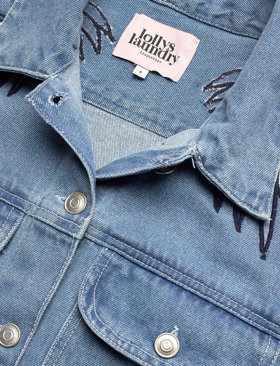 Lollys Laundry - BirdLL Denim Jacket - kevadjoped - washed denim - 5