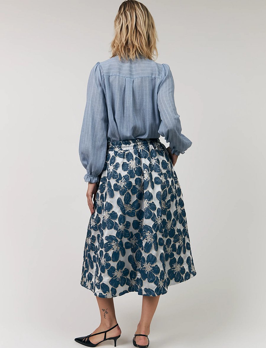Lollys Laundry - ArielLL Shirt LS - langärmelige blusen - light blue - 3