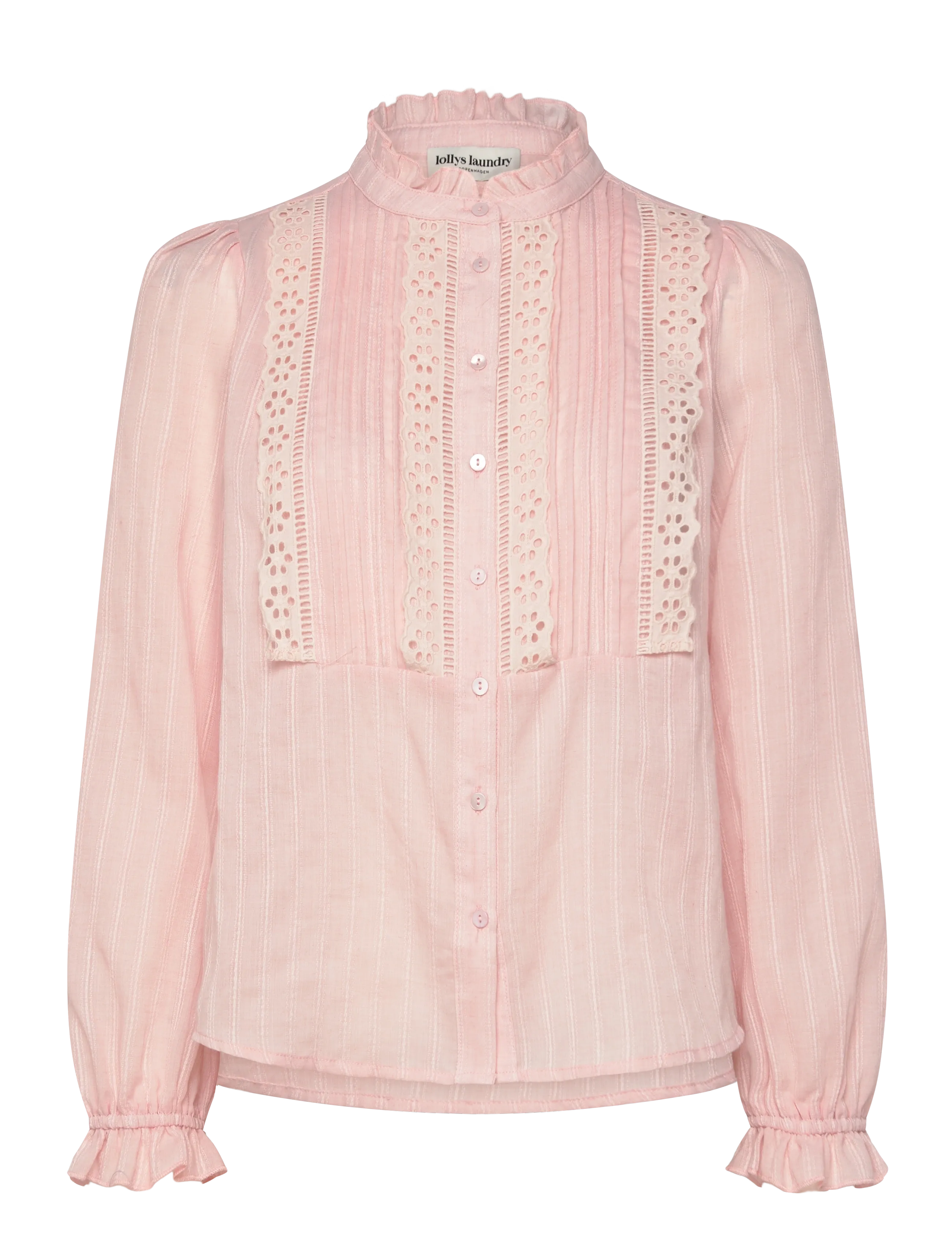 Lollys Laundry ArielLL Shirt LS - Tøj - LIGHT PINK / pink/rose