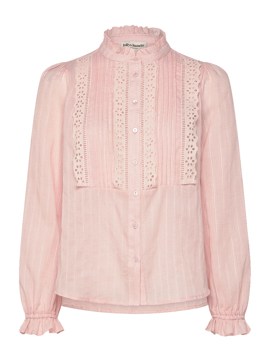 Lollys Laundry - ArielLL Shirt LS - langærmede bluser - light pink - 1