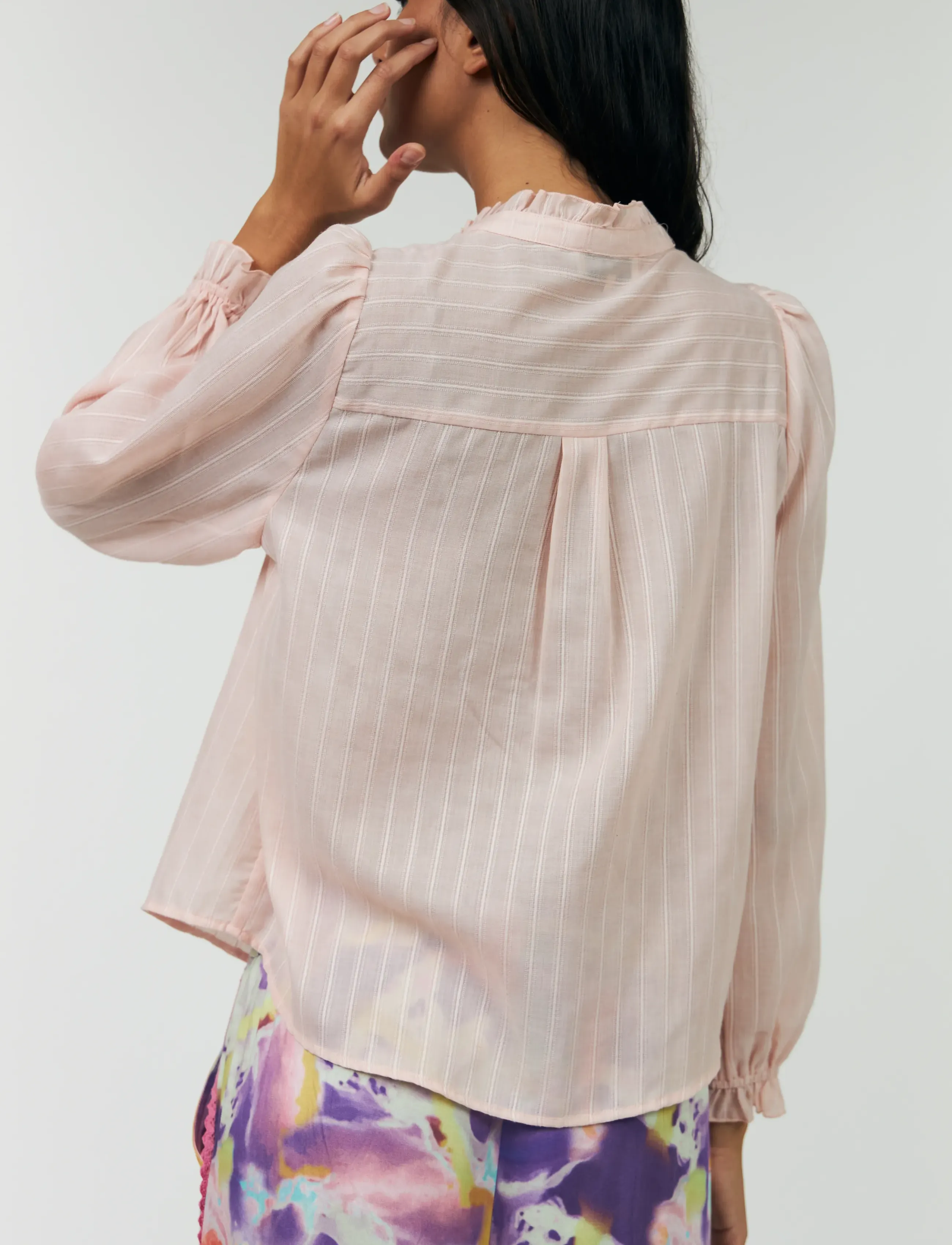 Lollys Laundry - ArielLL Shirt LS - langærmede bluser - light pink - 3