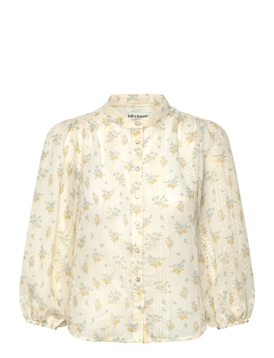 Lollys Laundry - JuneLL Shirt - langärmlige hemden - creme - 1