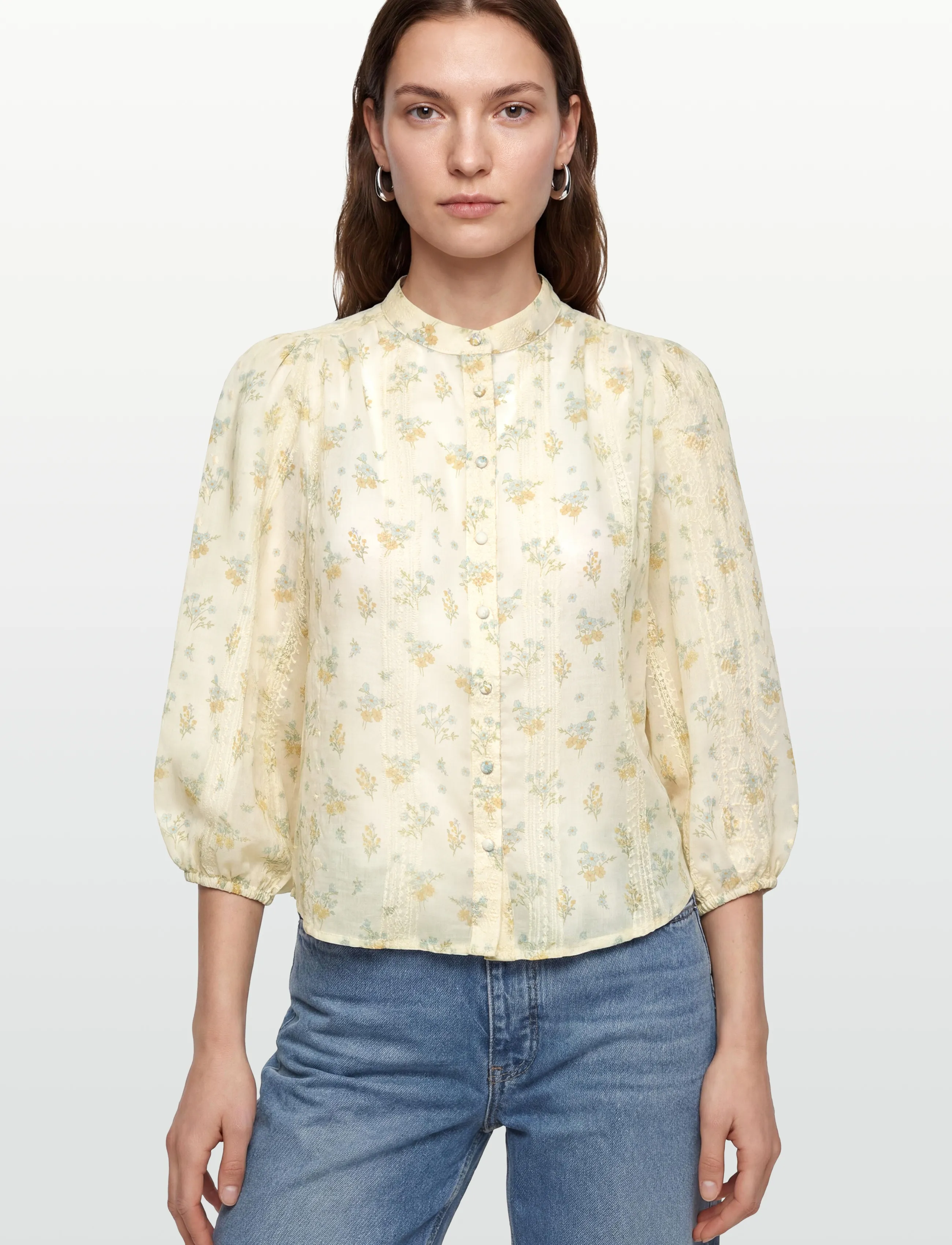 Lollys Laundry - JuneLL Shirt - langærmede skjorter - creme - 3