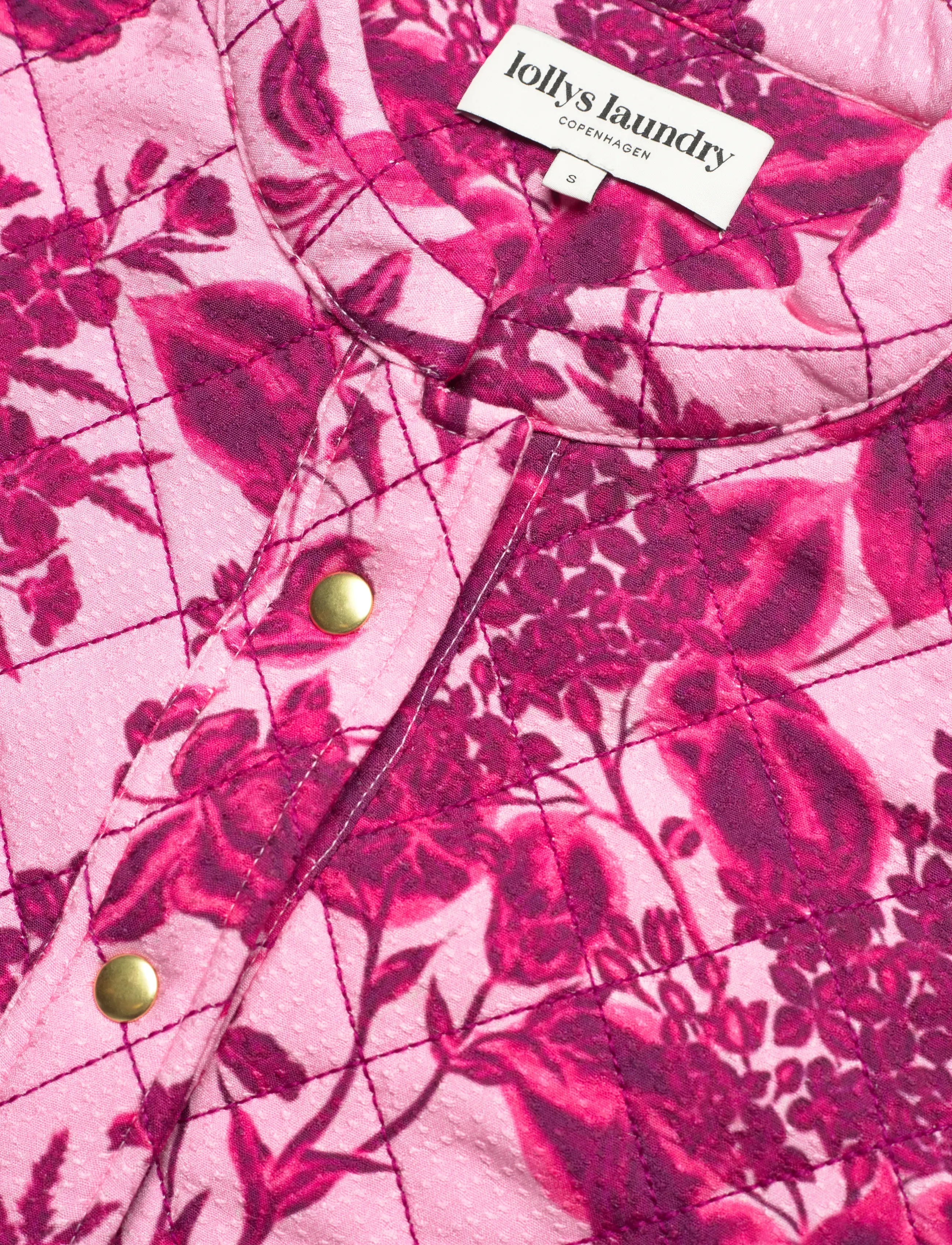 Lollys Laundry - CairoLL Quilted Vest - lentejassen - pink - 4