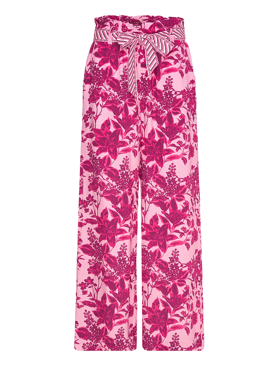 Lollys Laundry - VickyLL Pants - wijde broeken - pink - 1