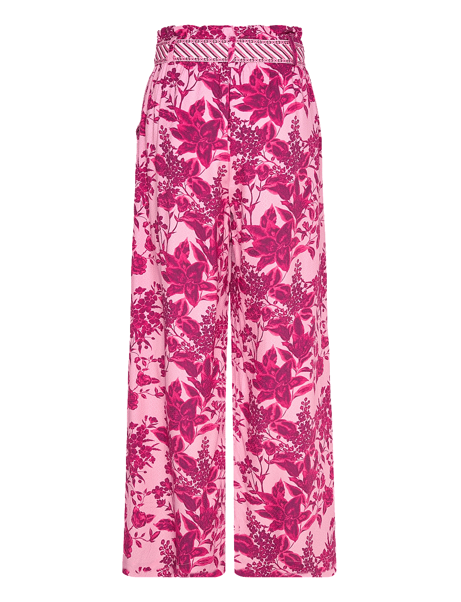 Lollys Laundry - VickyLL Pants - wijde broeken - pink - 2