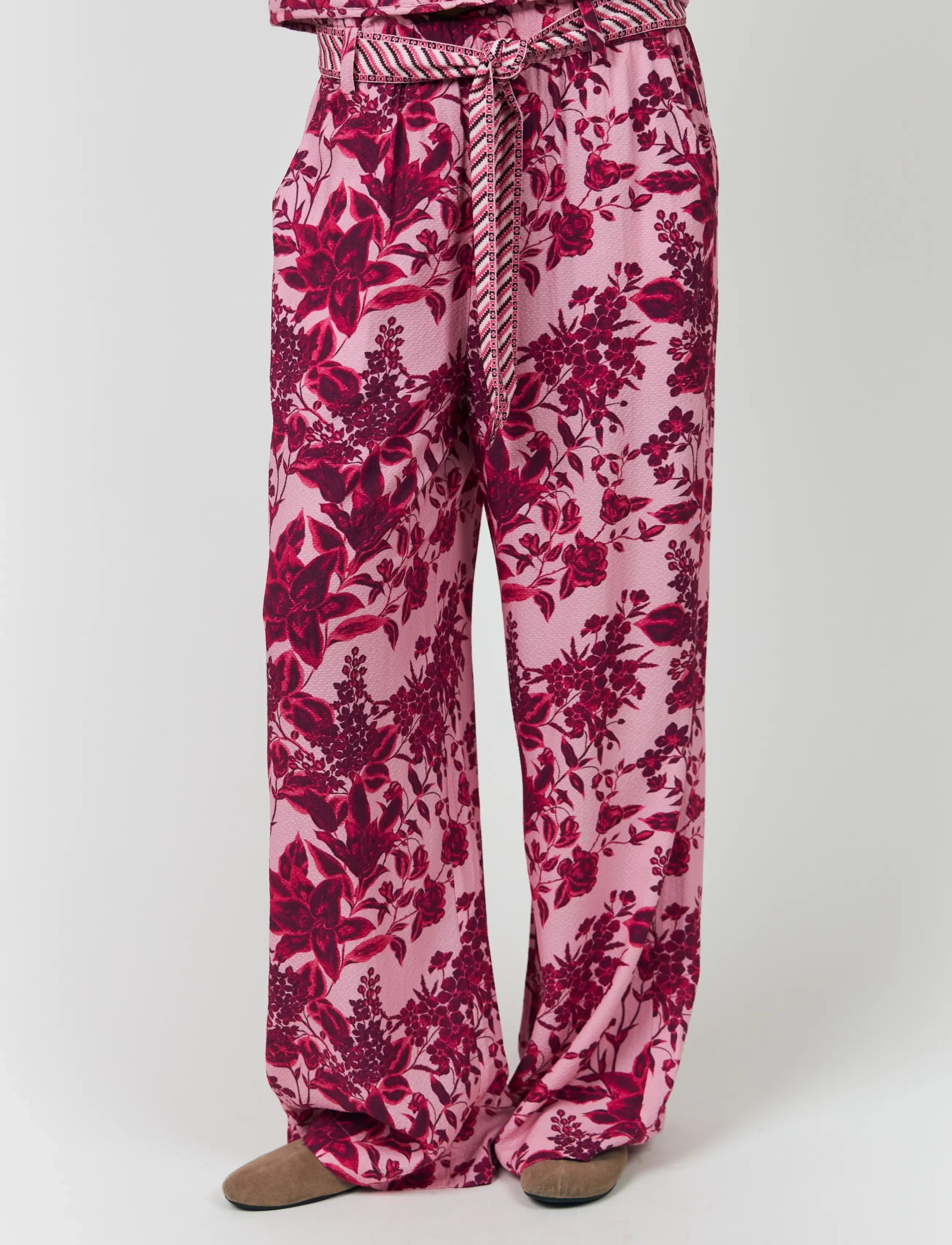 Lollys Laundry Vickyll Pants, XL, Pink, Bukser > Brede Ben, Dame