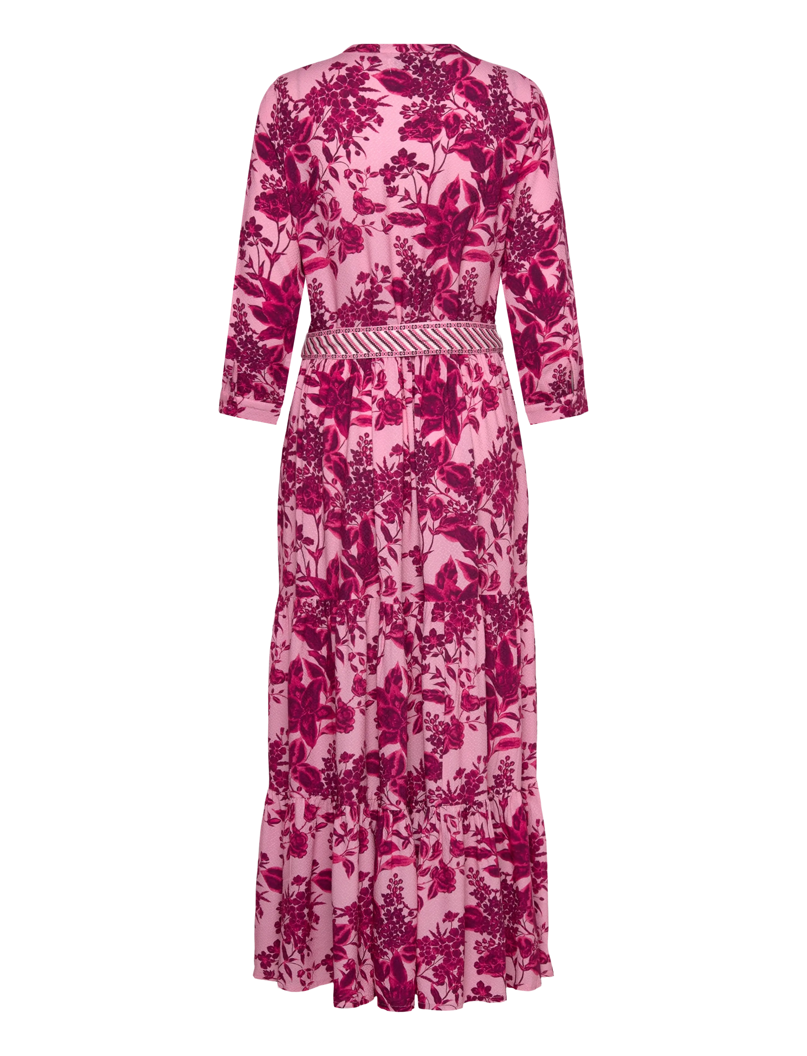 Lollys Laundry - NeeLL Maxi Dress 3/4 - summer dresses - pink - 2
