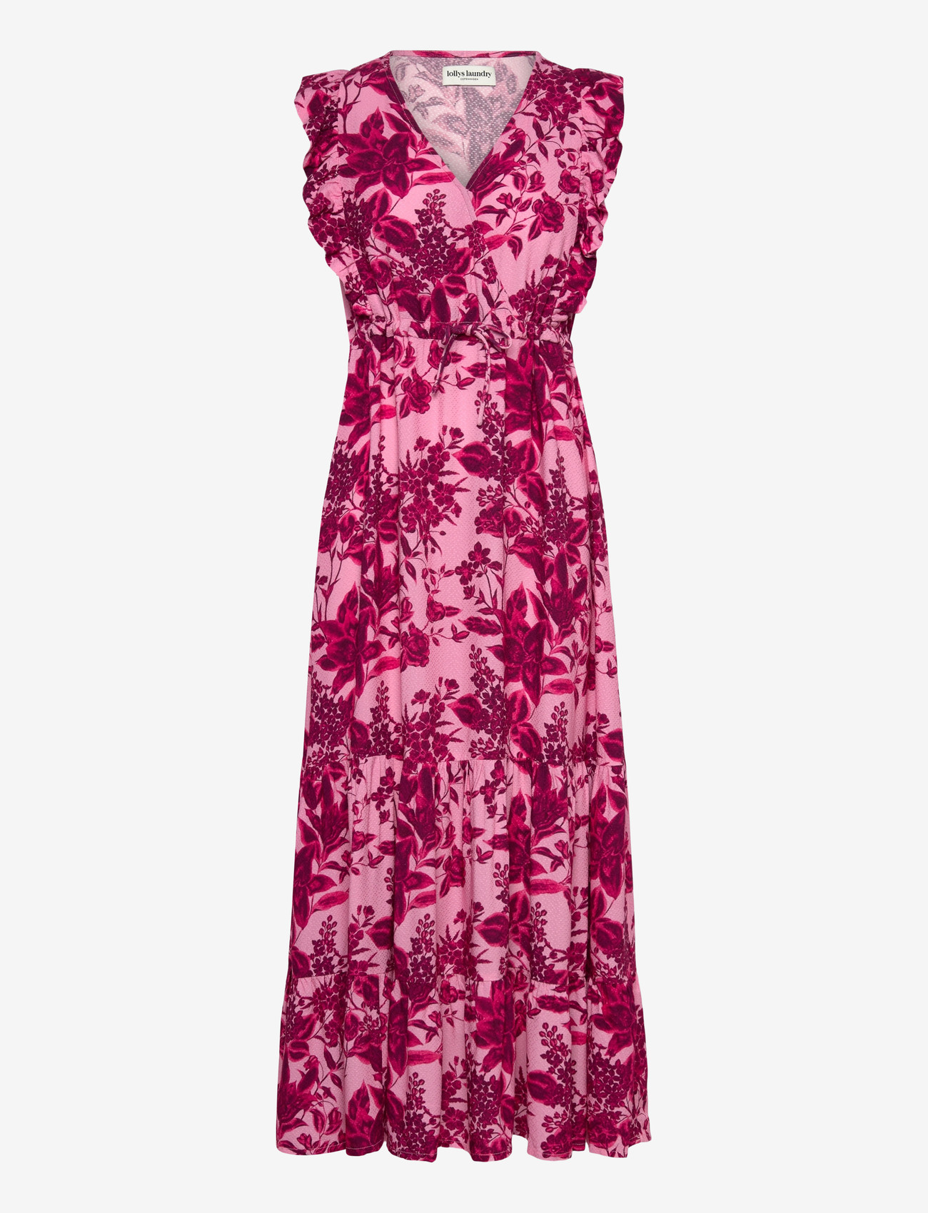 Lollys Laundry - SamoLL Midi Dress SL - midiklänningar - 51 pink - 1