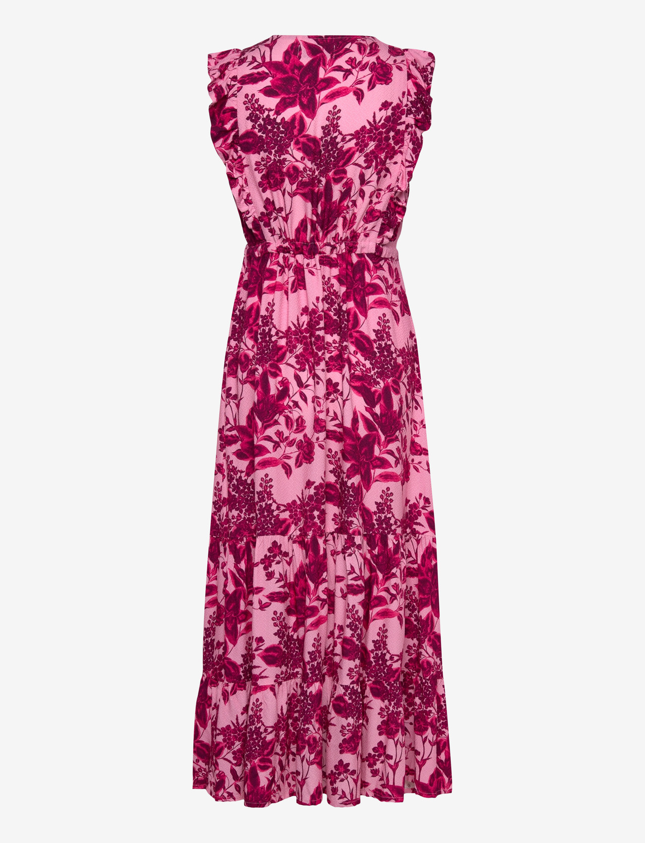 Lollys Laundry - SamoLL Midi Dress SL - midiklänningar - 51 pink - 2