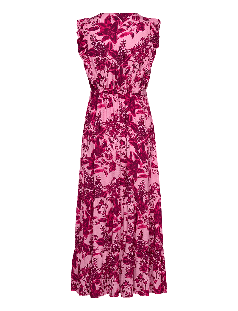 Lollys Laundry - SamoLL Midi Dress SL - midiklänningar - 51 pink - 2