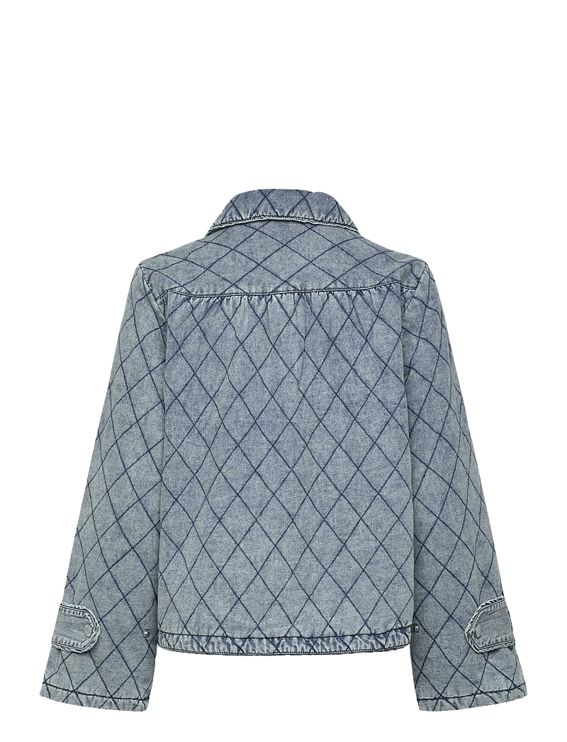 Lollys Laundry - ViolaLL Quilted Jacket LS - kevadjoped - washed denim - 2