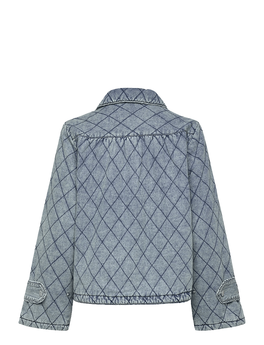 Lollys Laundry - ViolaLL Quilted Jacket LS - pavasara jakas - washed denim - 2