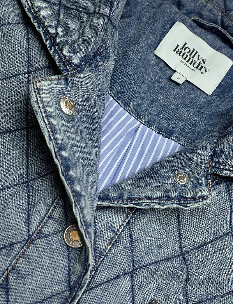 Lollys Laundry - ViolaLL Quilted Jacket LS - kevadjoped - washed denim - 5